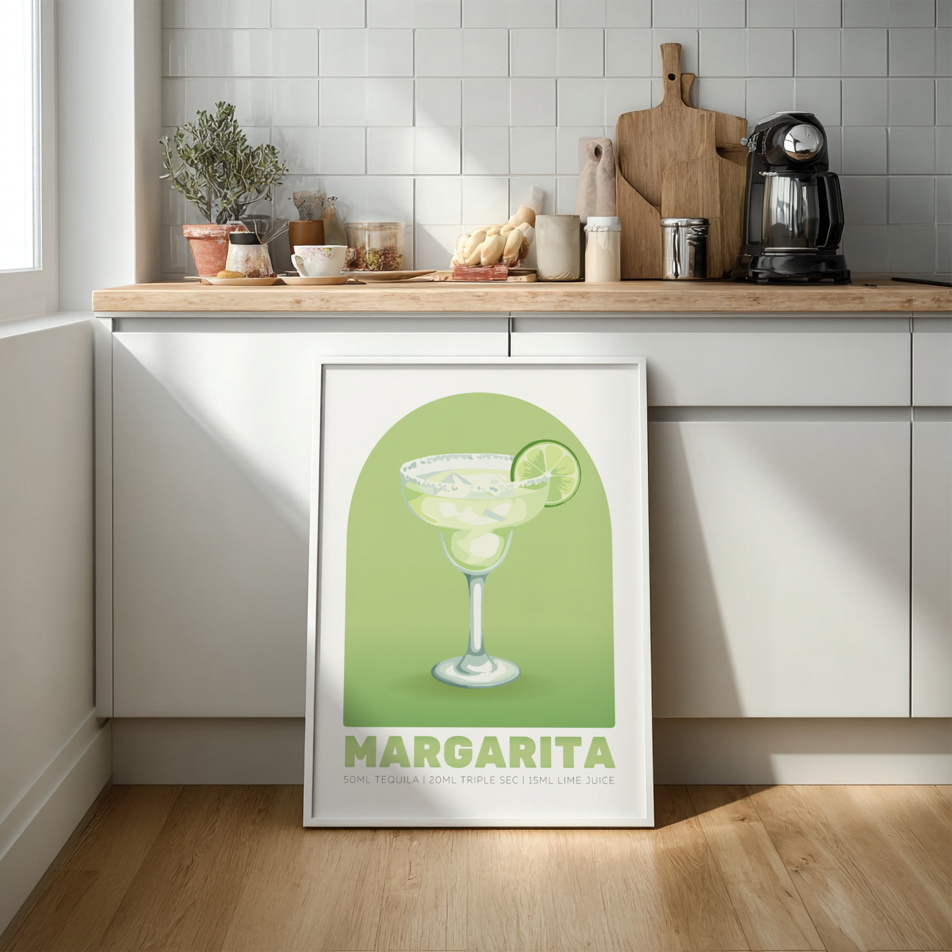 Margarita Cocktail Poster - Drinks Wall Art