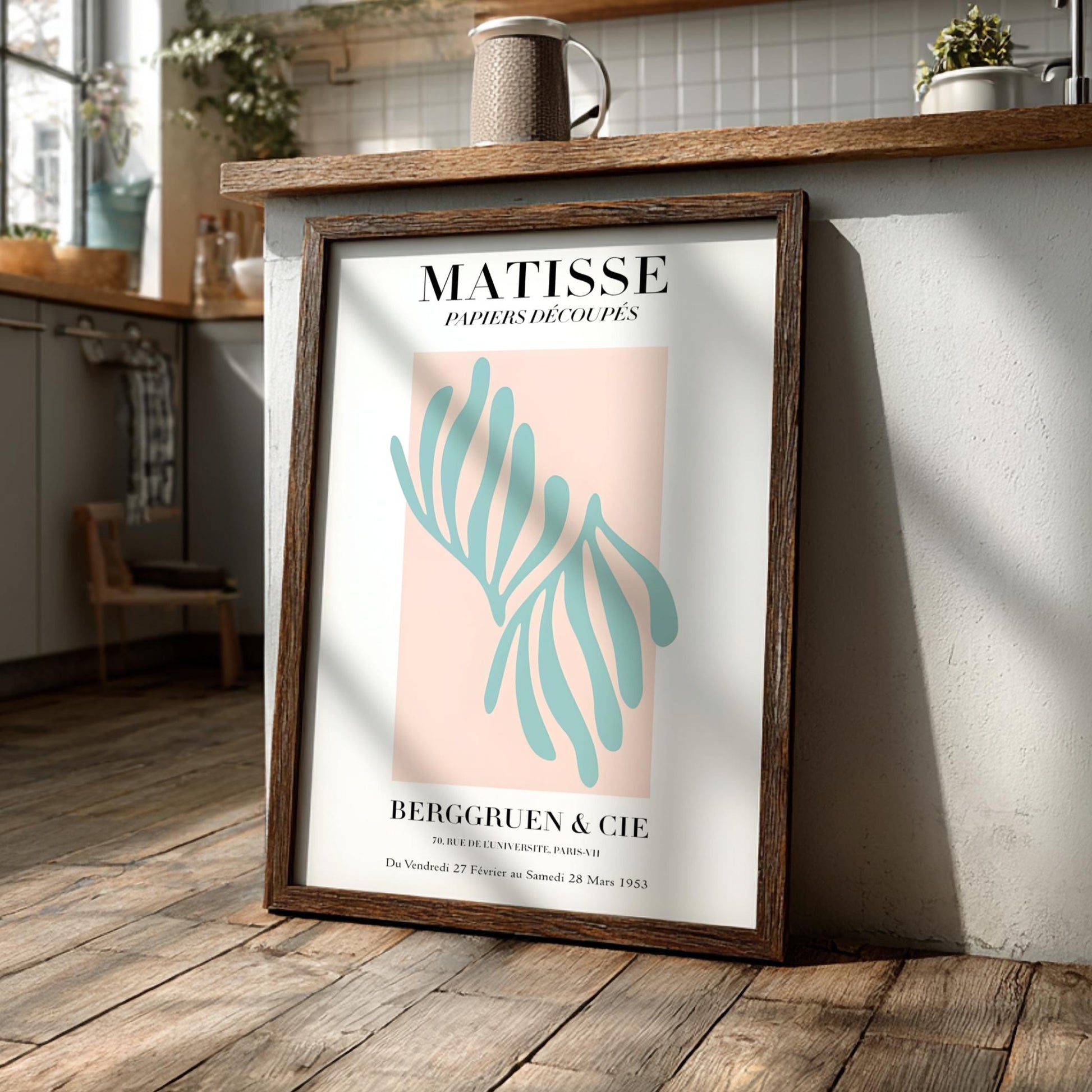 Matisse: Berggruen & Cie - Minimalist Exhibition Poster Wall Art
