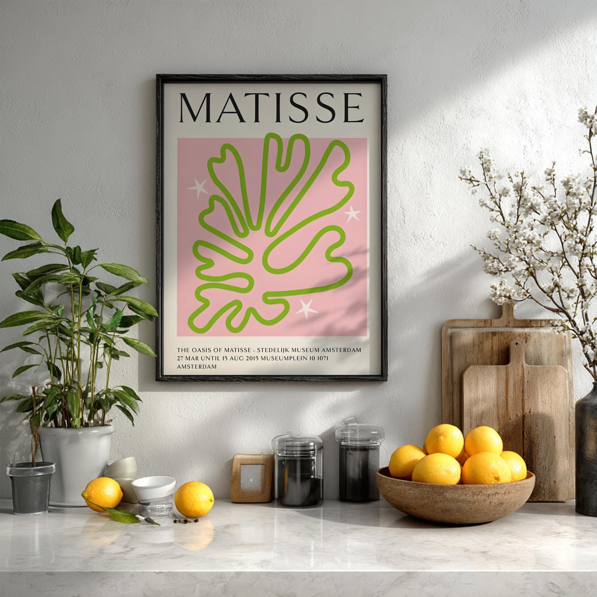 The Oasis of Matisse - Modern Minimalist Abstract Exhibition Wall Art