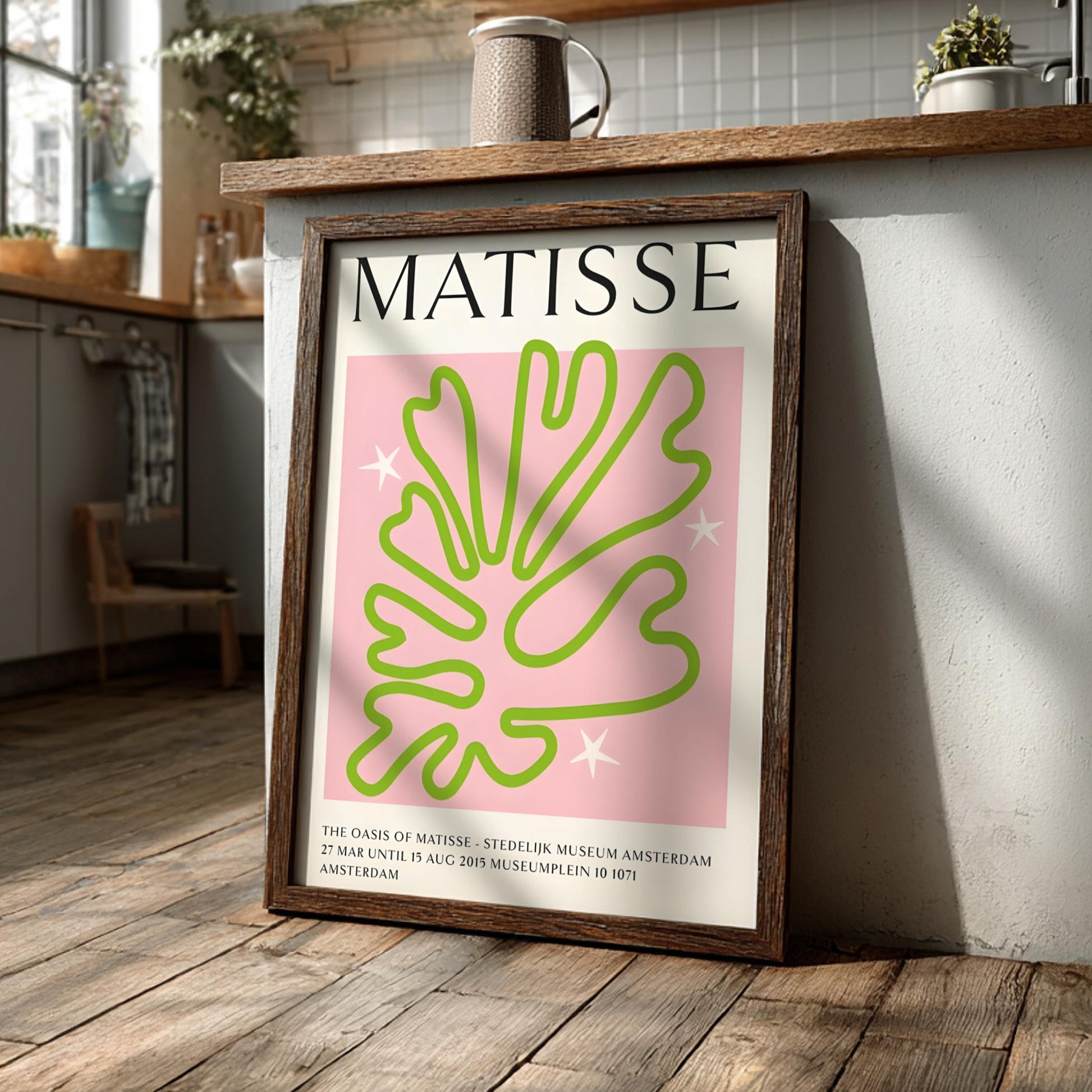 The Oasis of Matisse - Modern Minimalist Abstract Exhibition Wall Art