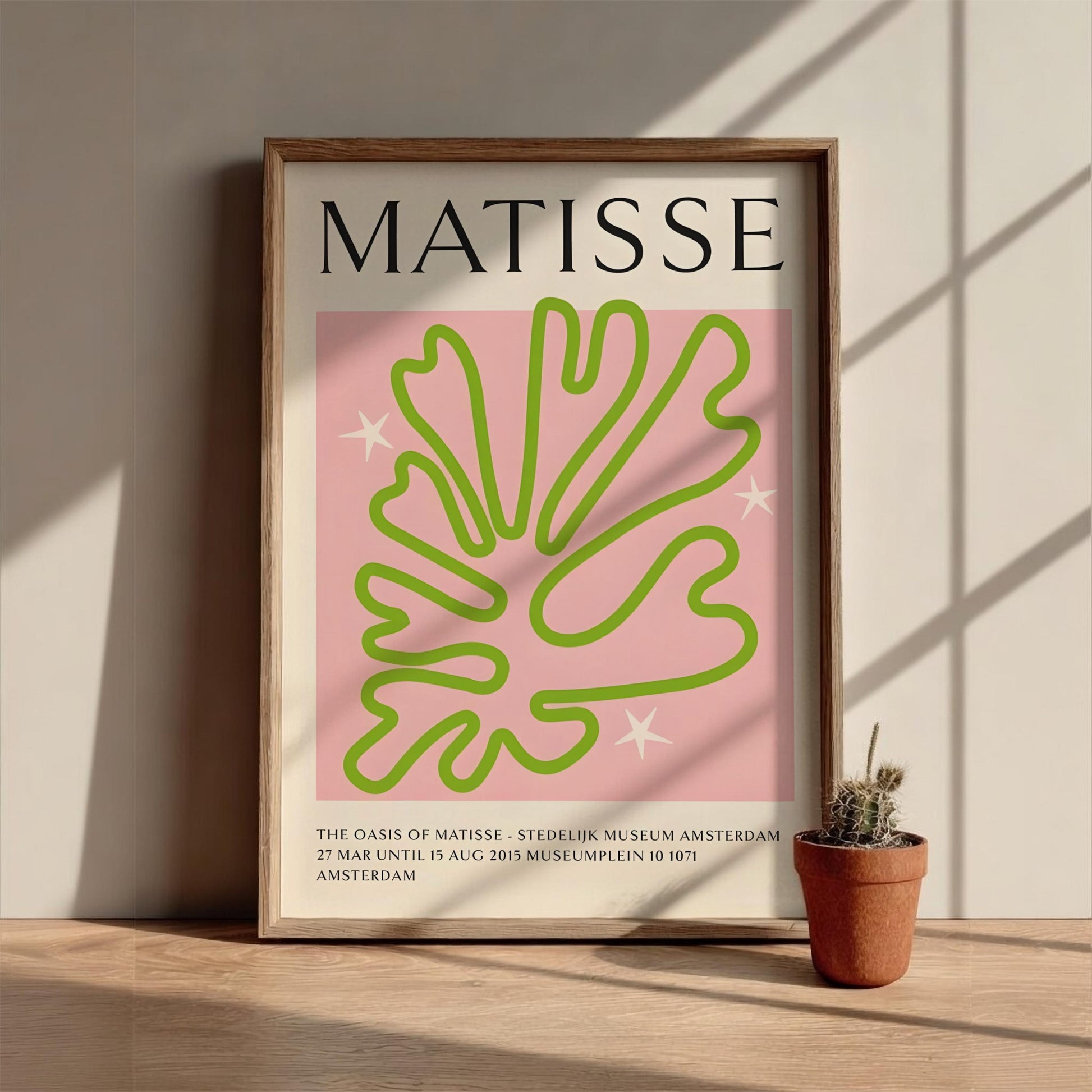 The Oasis of Matisse - Modern Minimalist Abstract Exhibition Wall Art