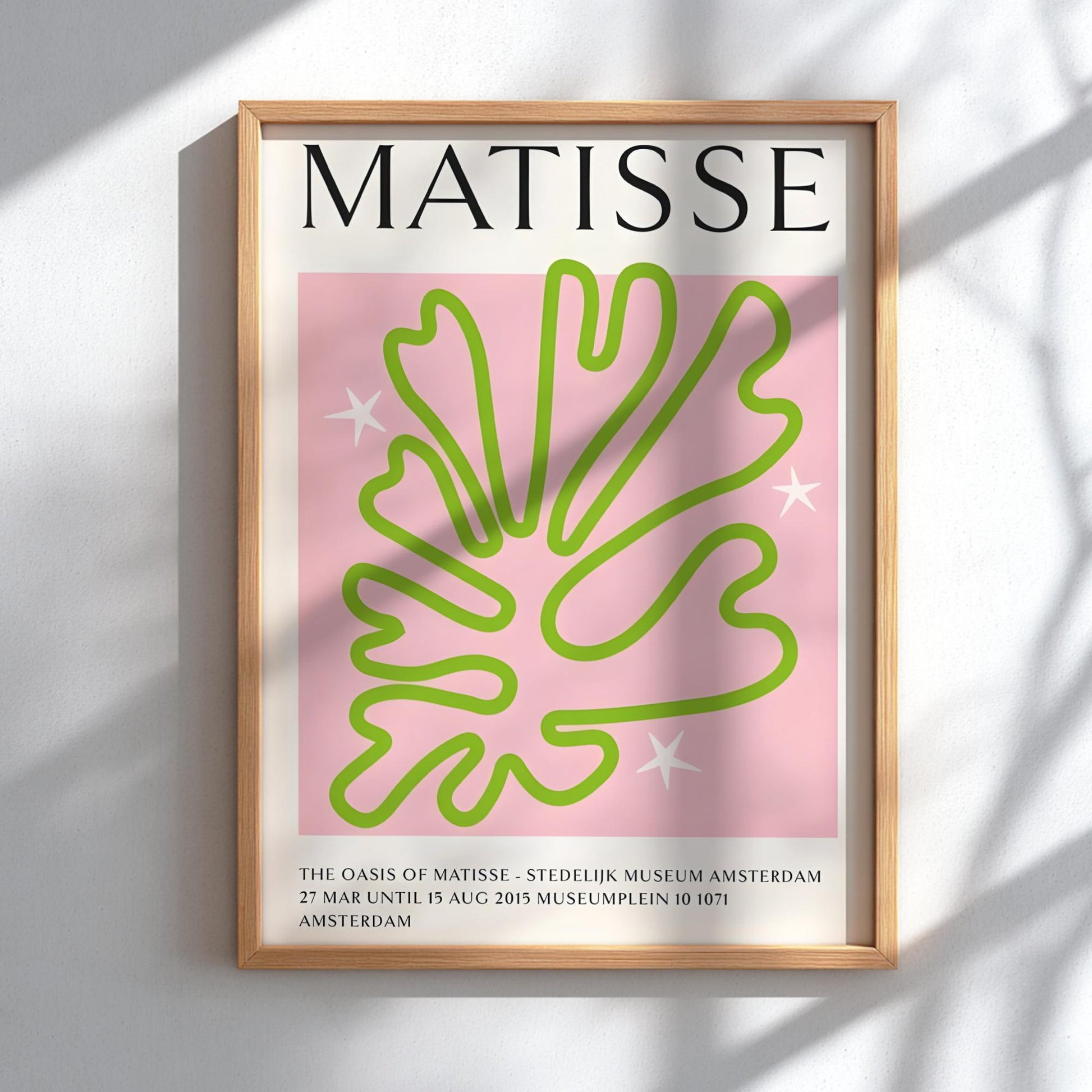 The Oasis of Matisse - Modern Minimalist Abstract Exhibition Wall Art