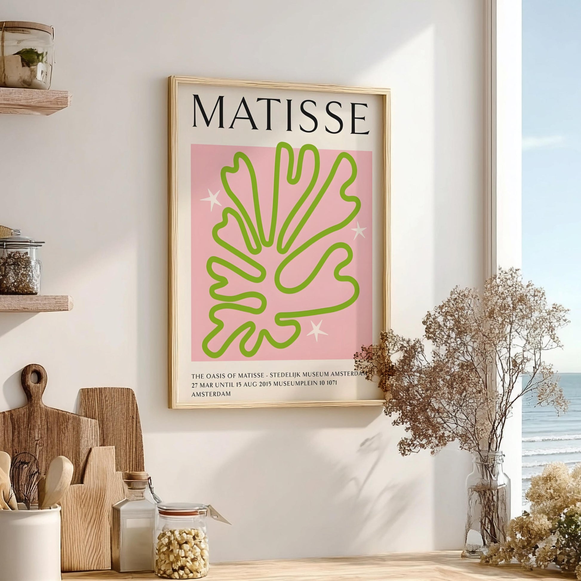 The Oasis of Matisse - Modern Minimalist Abstract Exhibition Wall Art