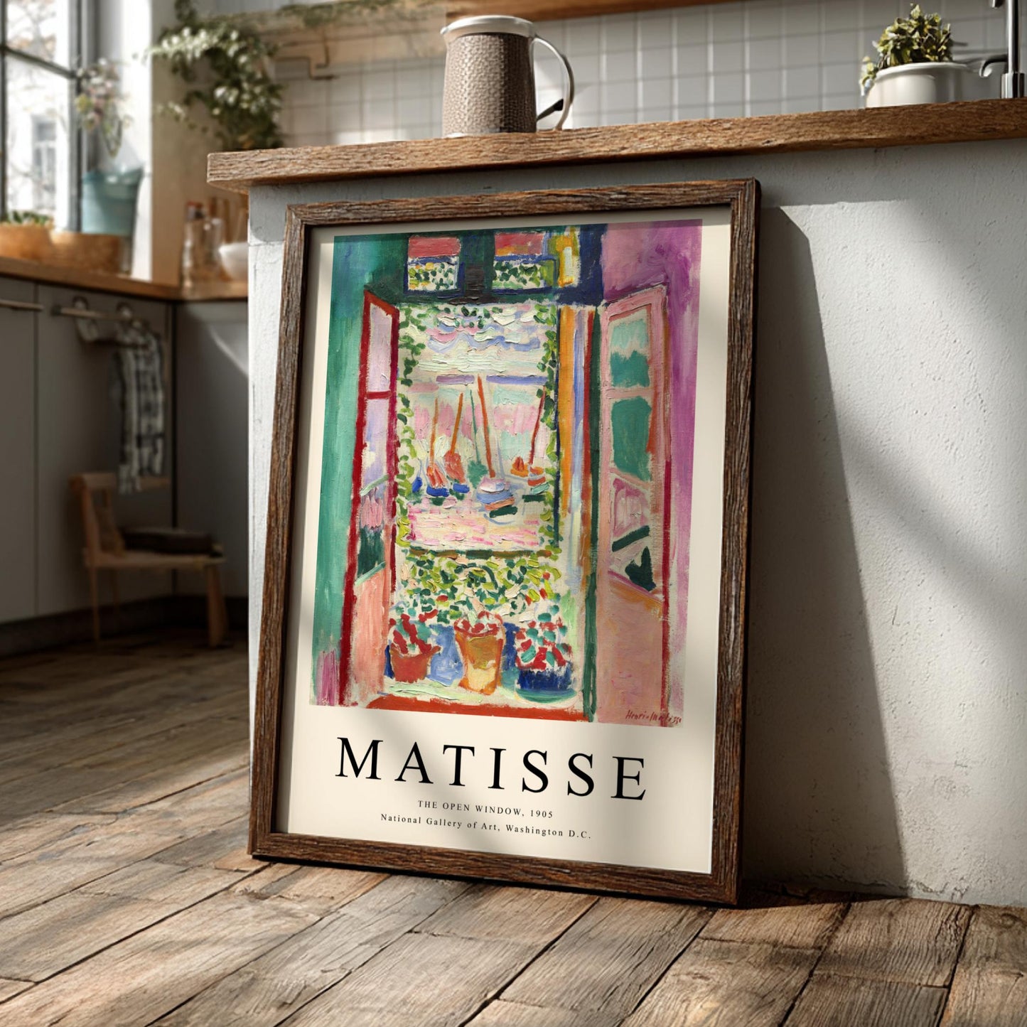 Matisse: The Open Window - Modern Minimalist Collioure Wall Art
