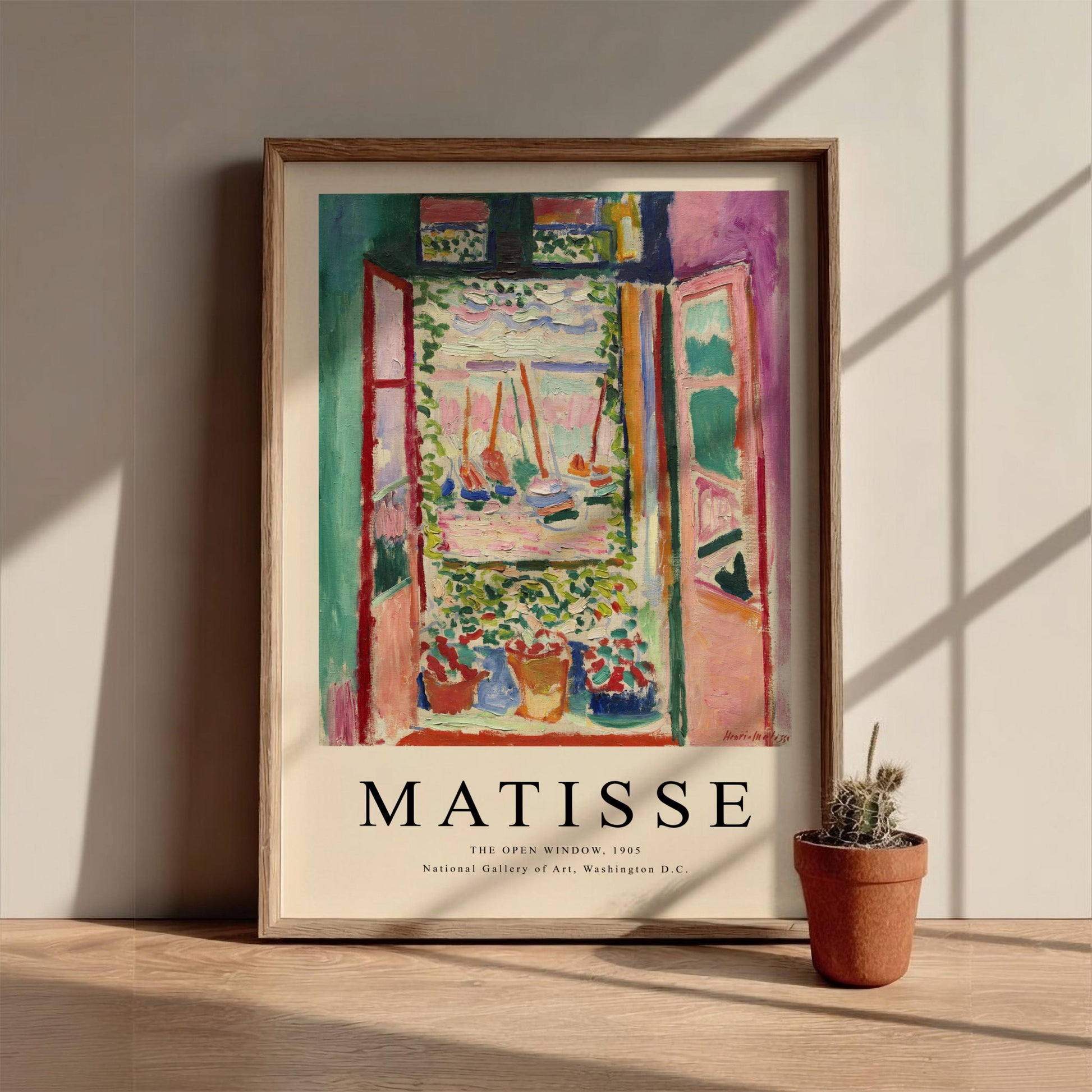 Matisse: The Open Window - Modern Minimalist Collioure Wall Art