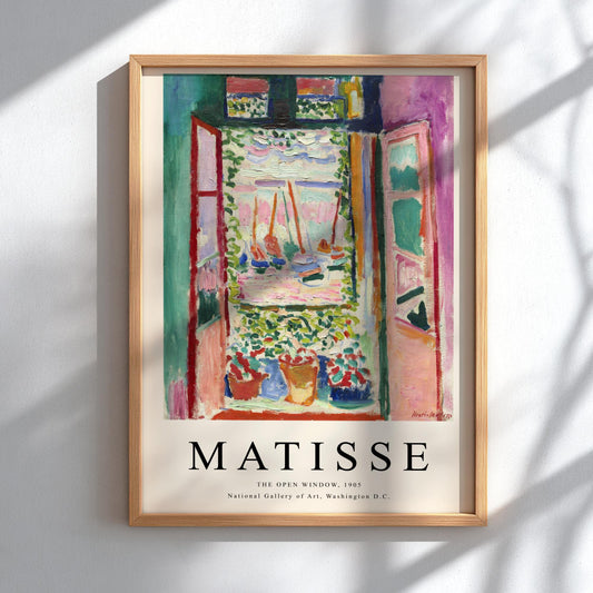 Matisse: The Open Window - Modern Minimalist Collioure Wall Art