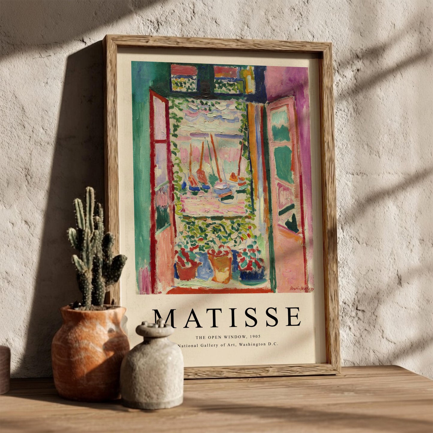 Matisse: The Open Window - Modern Minimalist Collioure Wall Art
