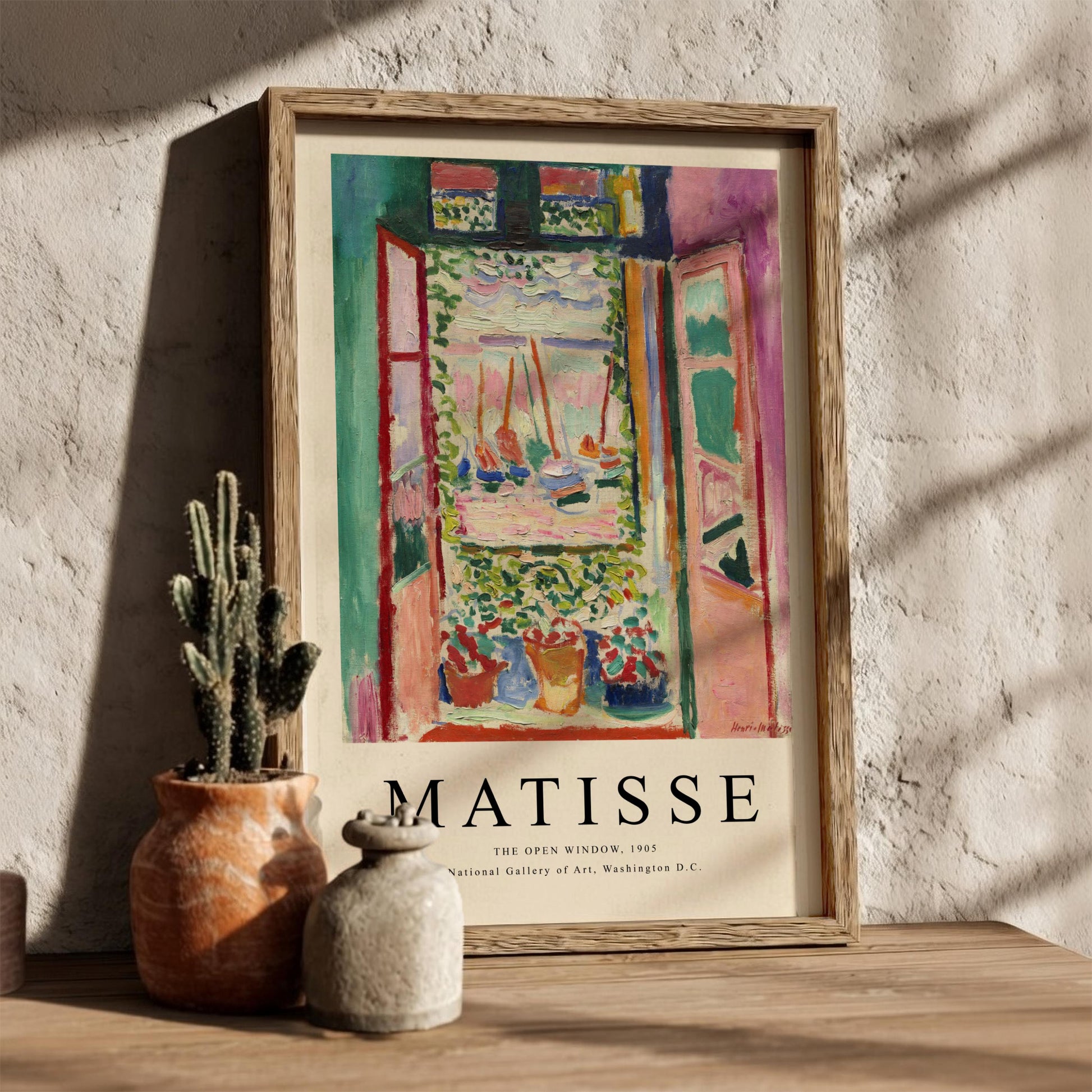 Matisse: The Open Window - Modern Minimalist Collioure Wall Art