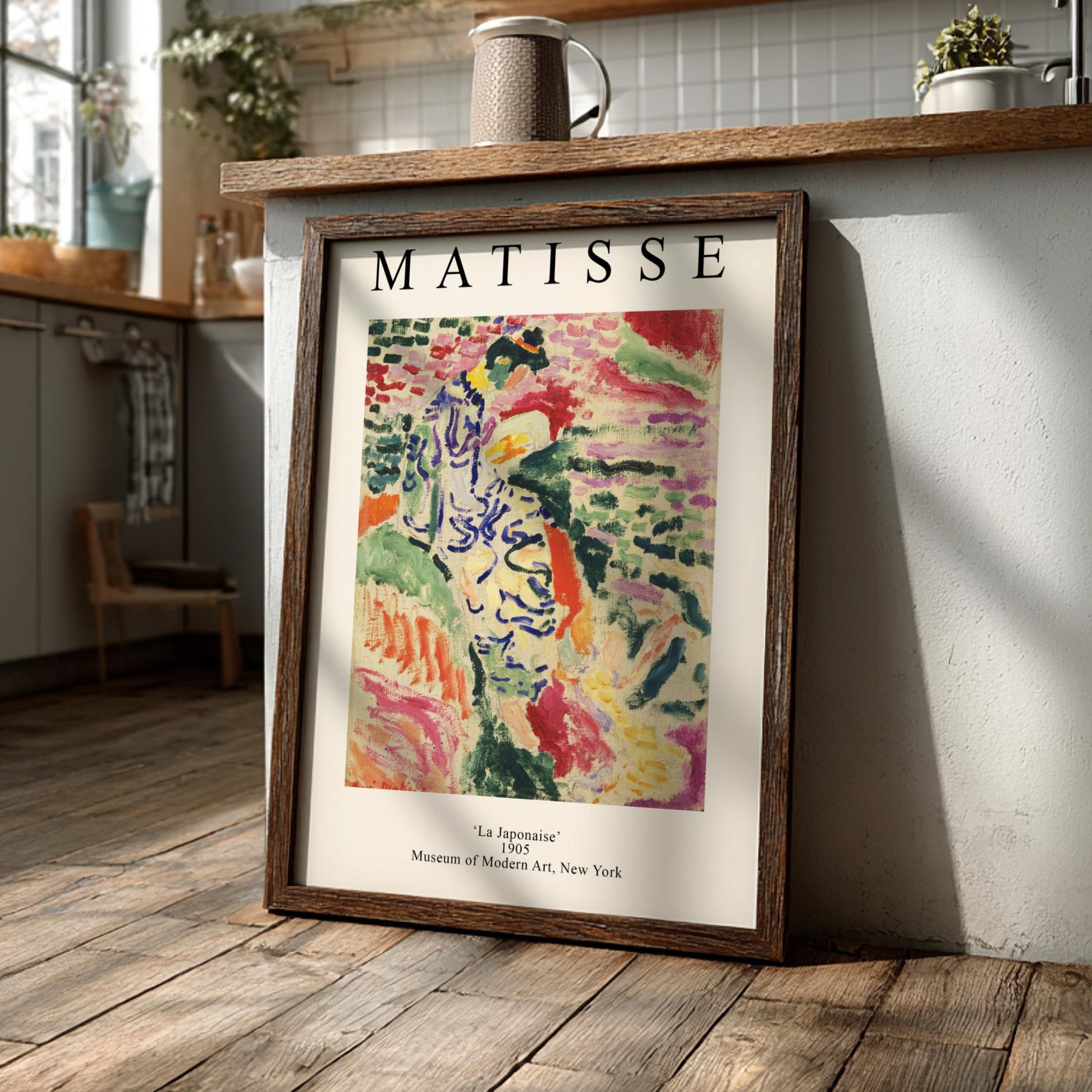 Matisse: La Japonaise - Modern Minimalist Figure Illustration Wall Art