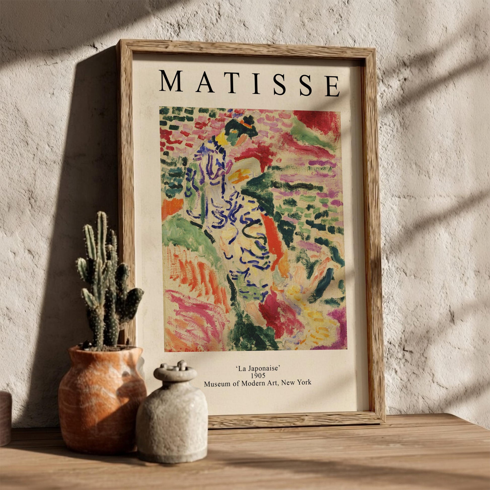 Matisse: La Japonaise - Modern Minimalist Figure Illustration Wall Art