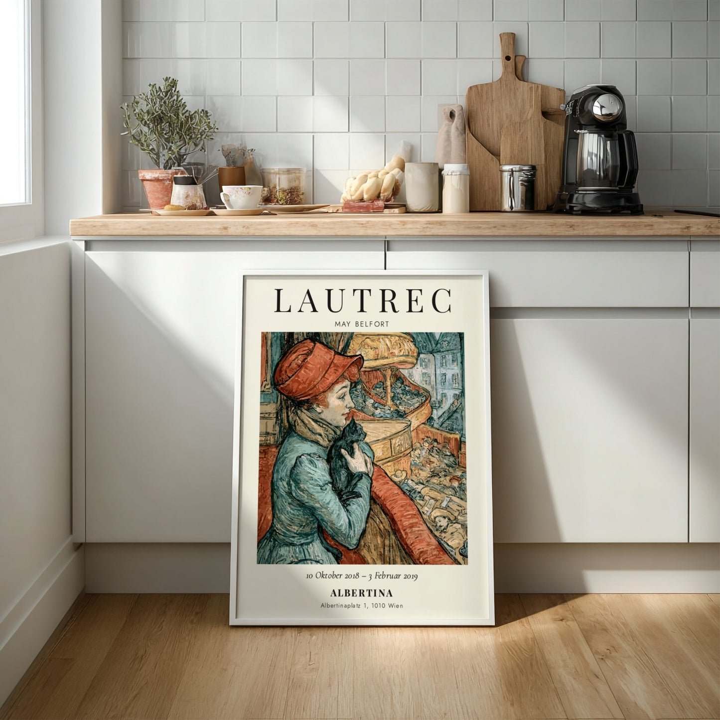 Toulouse-Lautrec poster featuring May Belfort in vibrant colors and vintage style