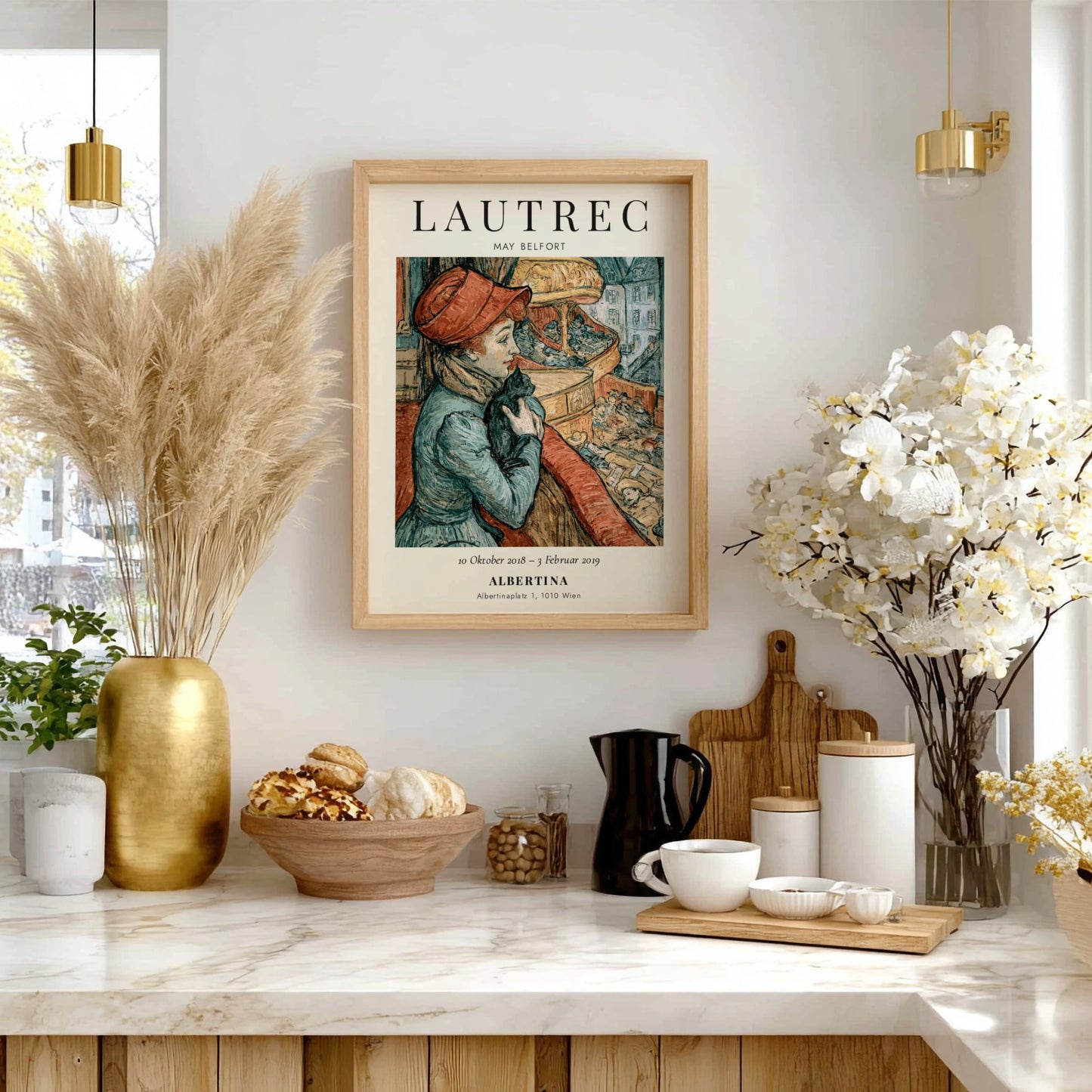 Toulouse-Lautrec poster featuring May Belfort in vibrant colors and vintage style
