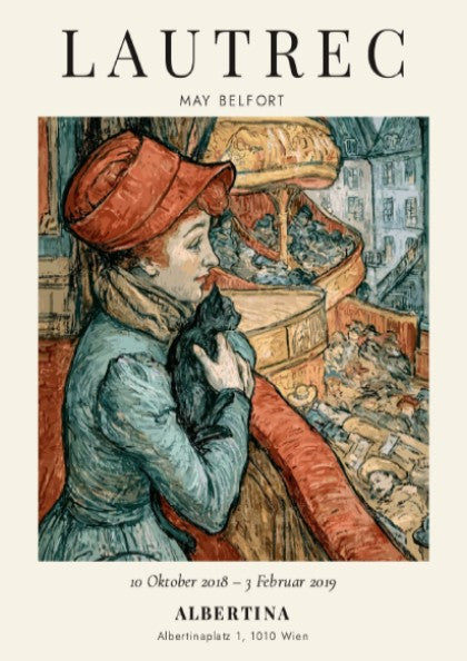 Toulouse-Lautrec poster featuring May Belfort in vibrant colors and vintage style