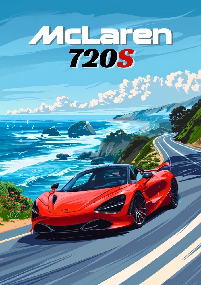 Affiche McLaren 720S