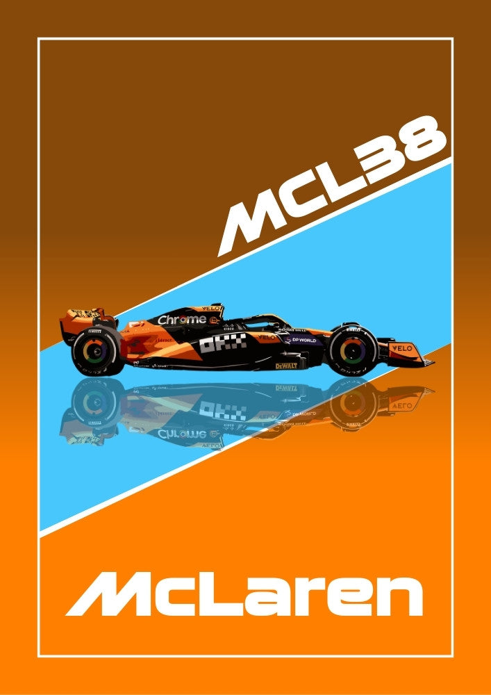 Affiche de Formule 1 de McLaren Racing