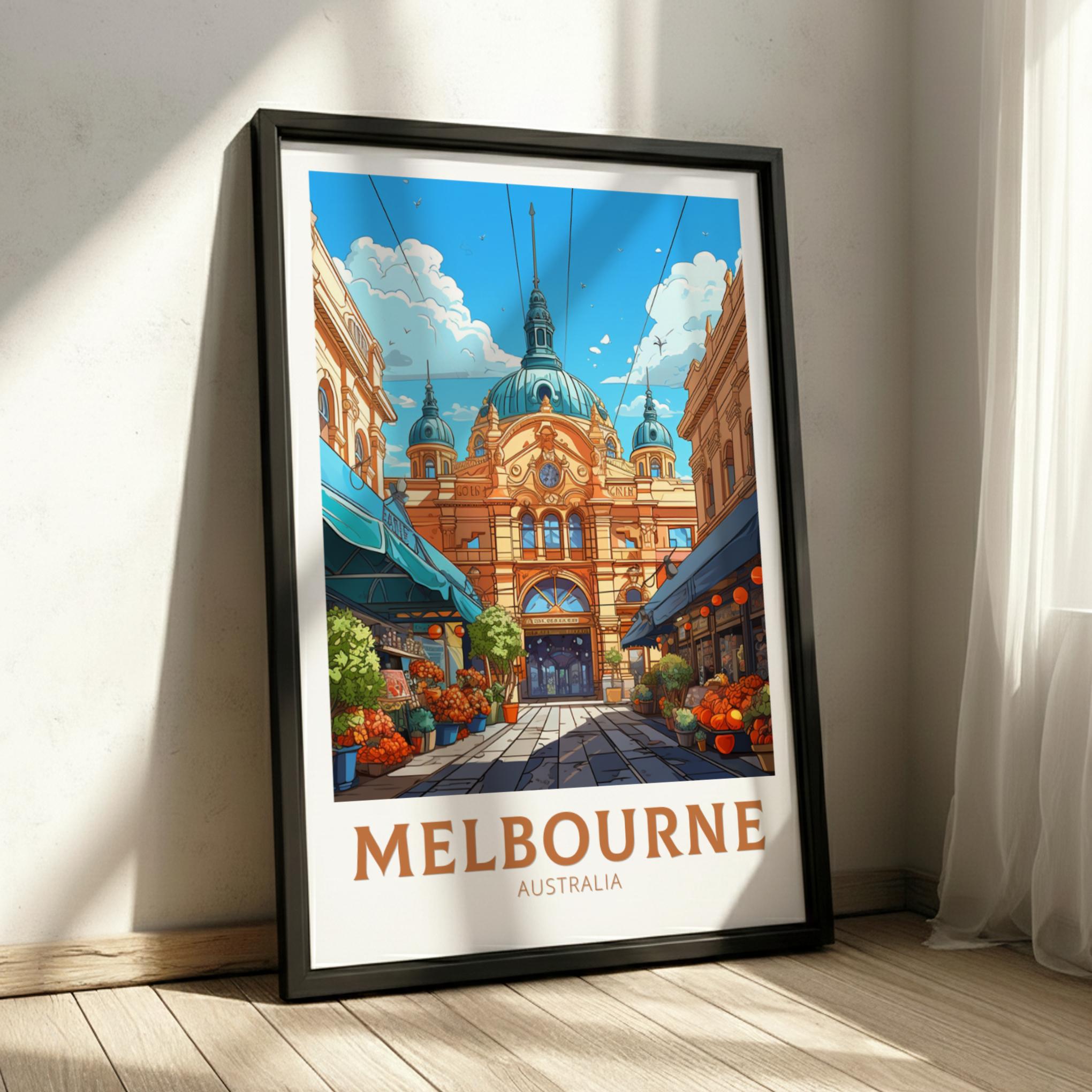 Australia MELBOURNE TRAVEL ART - WALLART AUSTRALIA