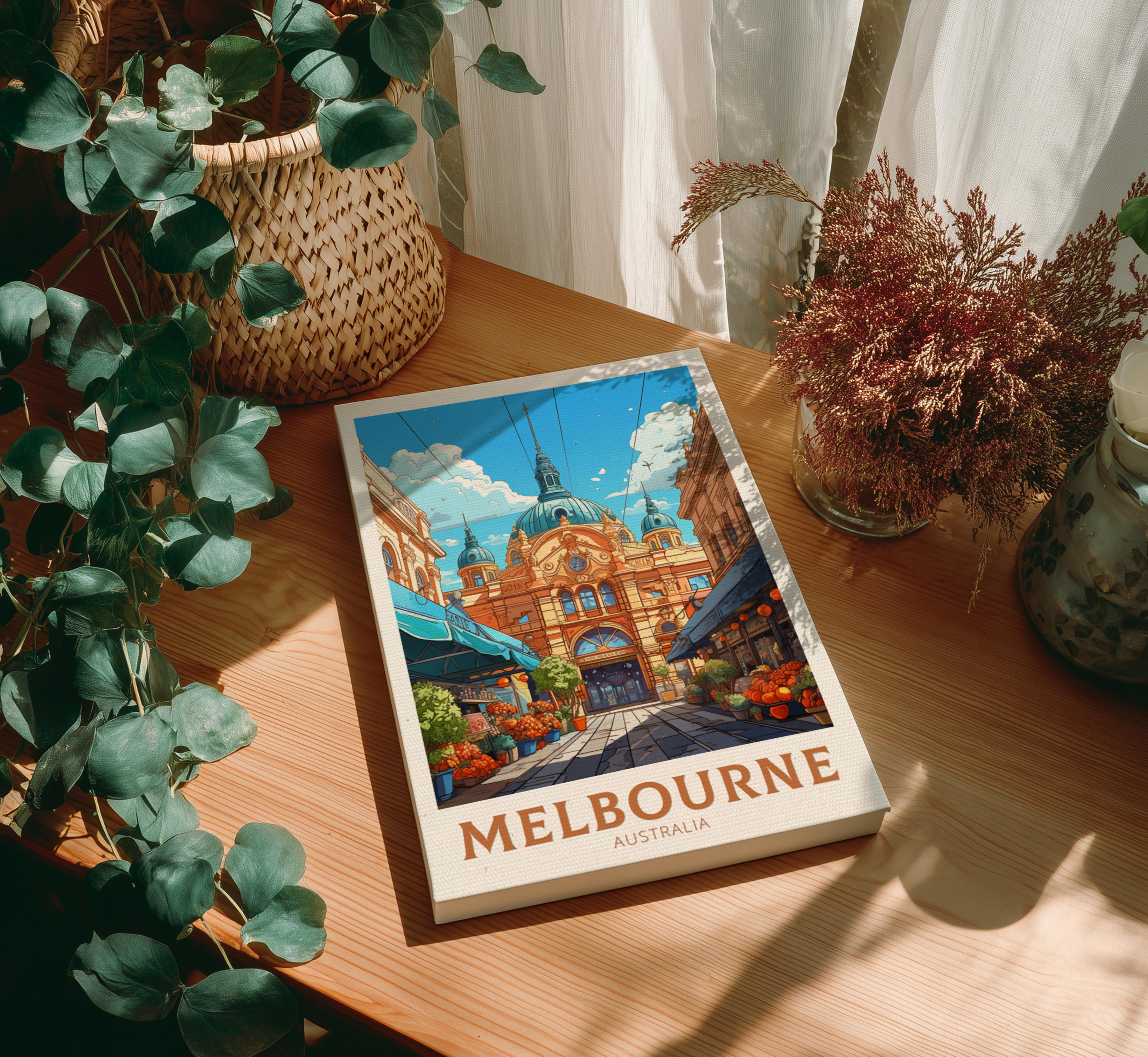 Australia MELBOURNE TRAVEL ART - WALLART AUSTRALIA