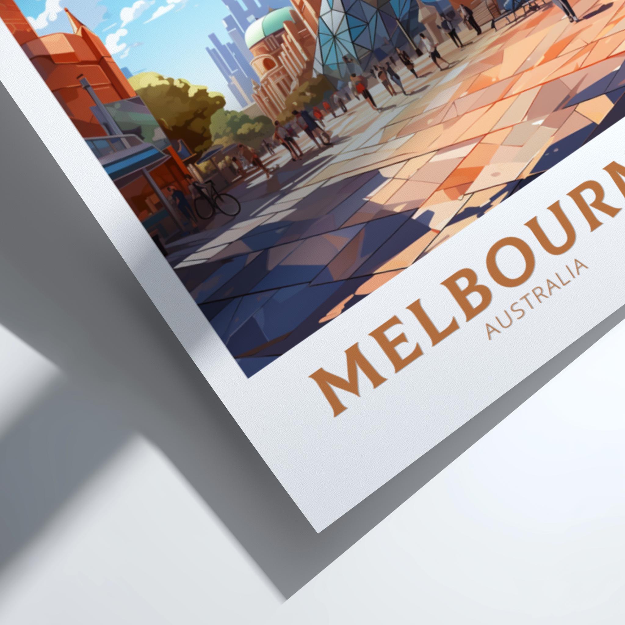 Australia MELBOURNE TRAVEL POSTER - WALLART AUSTRALIA