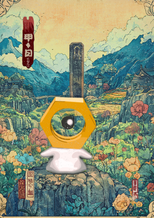 Meltan Print: Japanese Style Legendary Pokemon Inspired Anime Artwork, Pokemon TCG Meltan