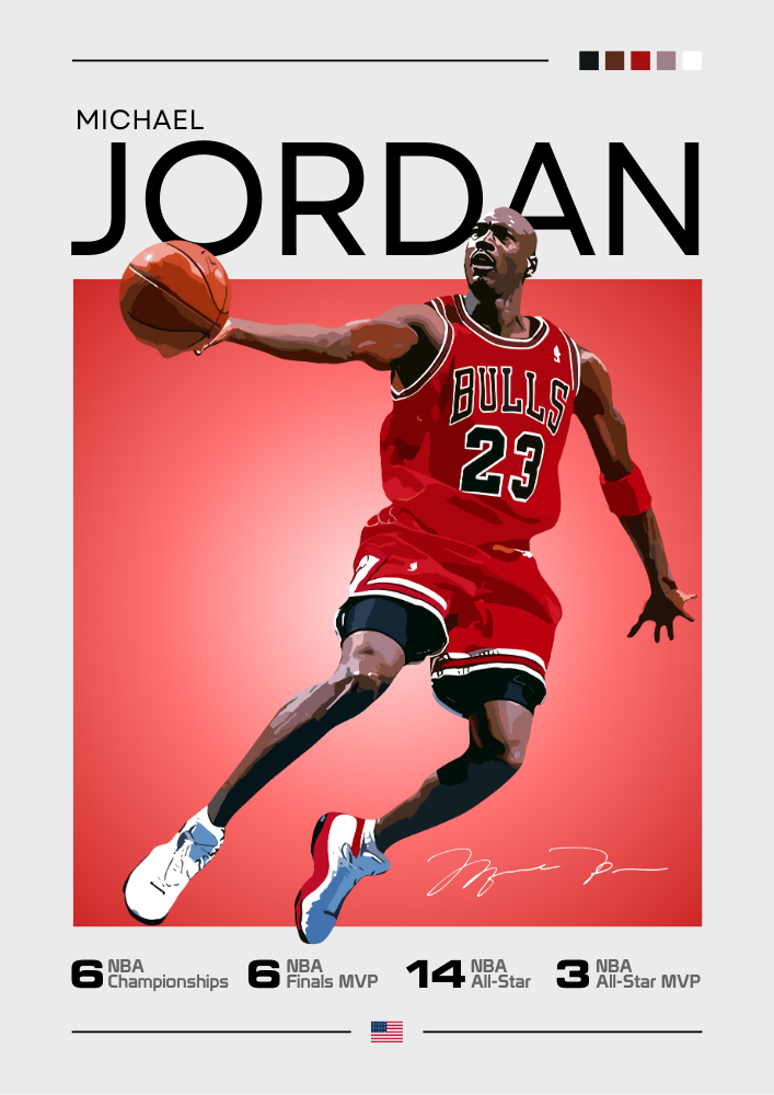 Affiche de Michael Jordan