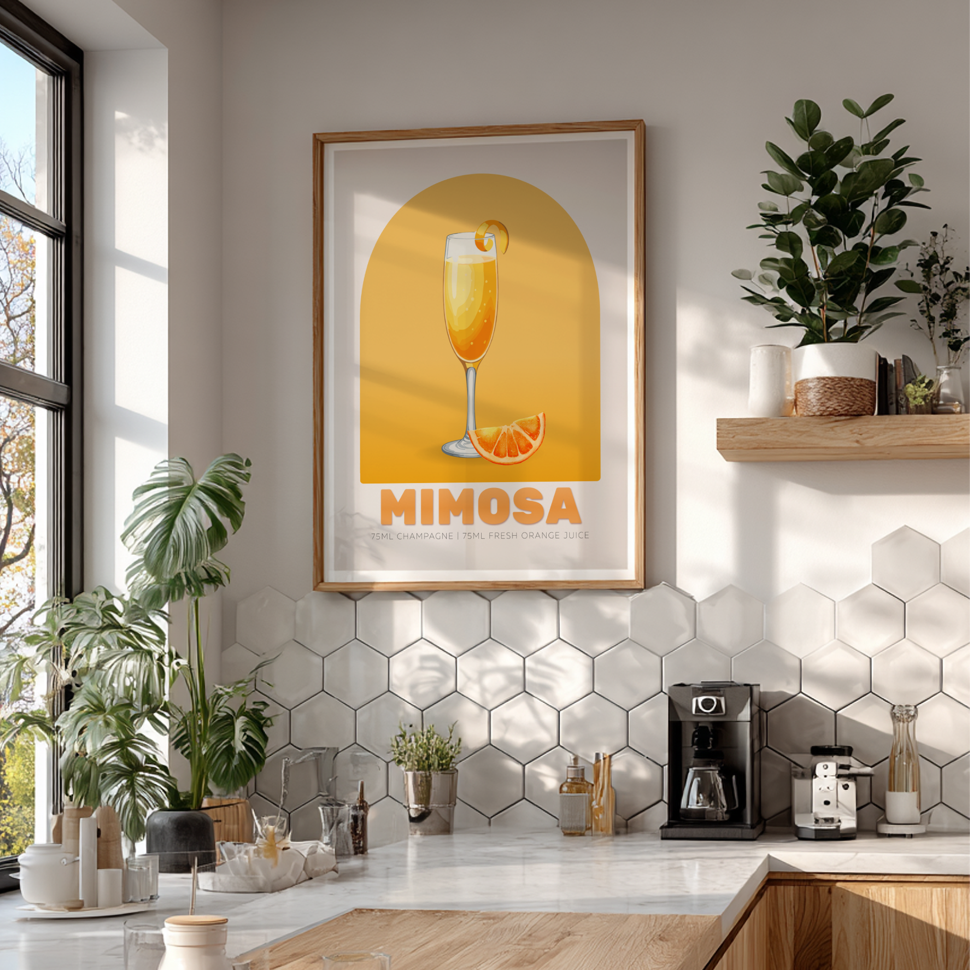 Mimosa Cocktail Poster - Drinks Wall Art