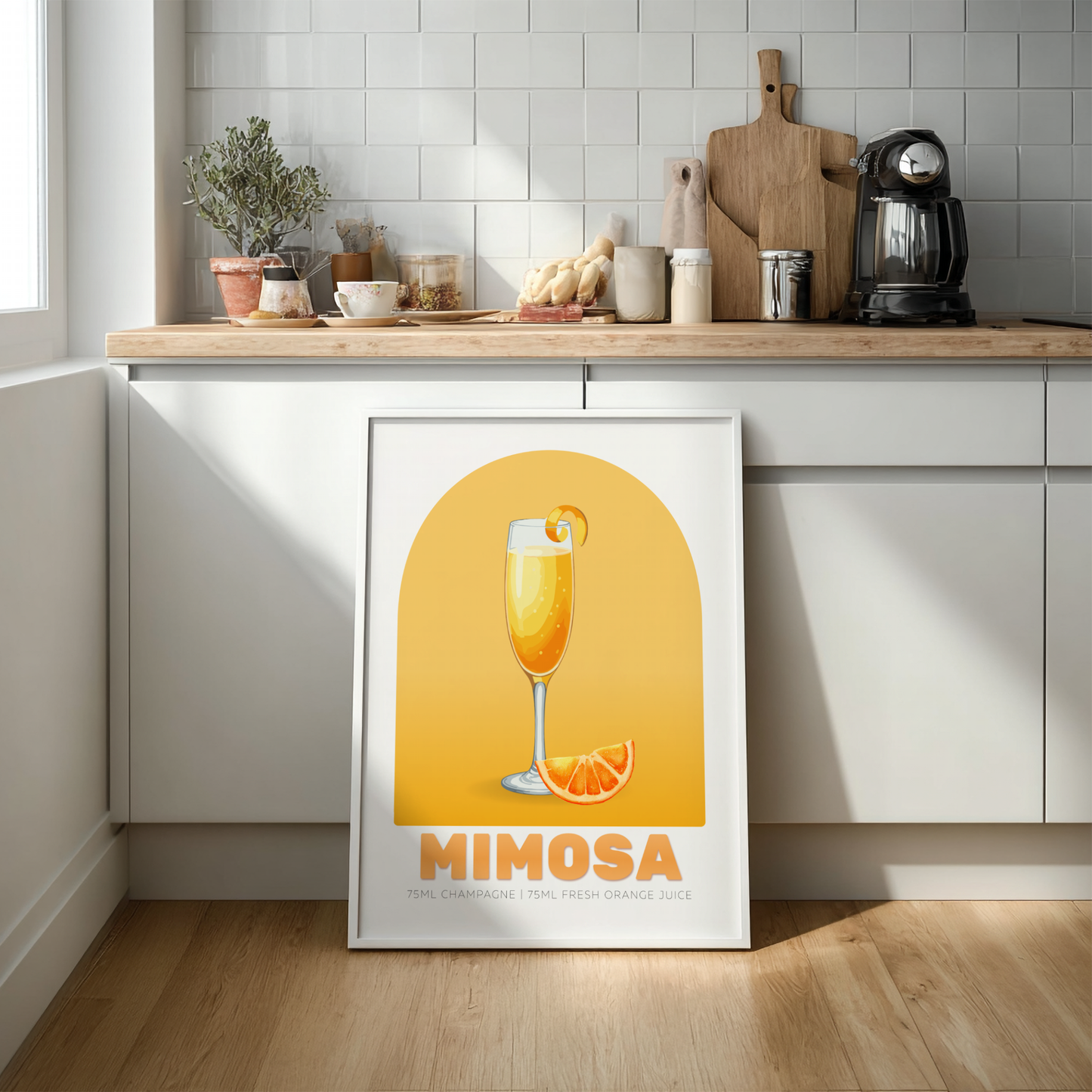 Mimosa Cocktail Poster - Drinks Wall Art