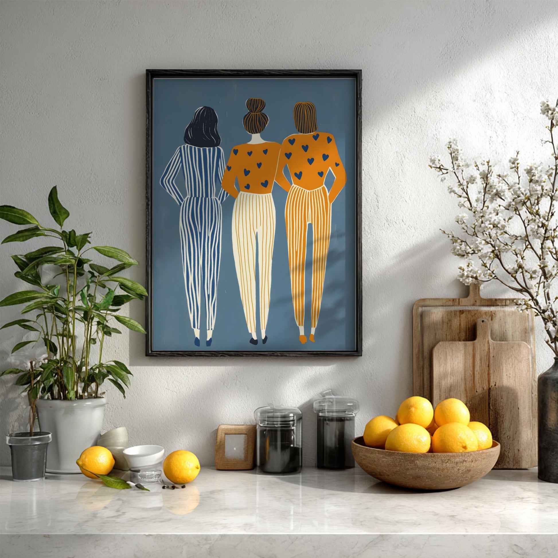 United Form Modern Art - The Modern Sisterhood Wall Print
