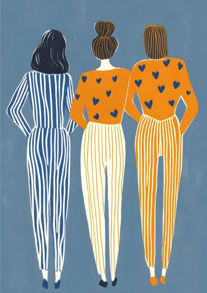 United Form Modern Art - The Modern Sisterhood Wall Print