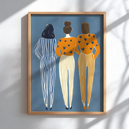 United Form Modern Art - The Modern Sisterhood Wall Print