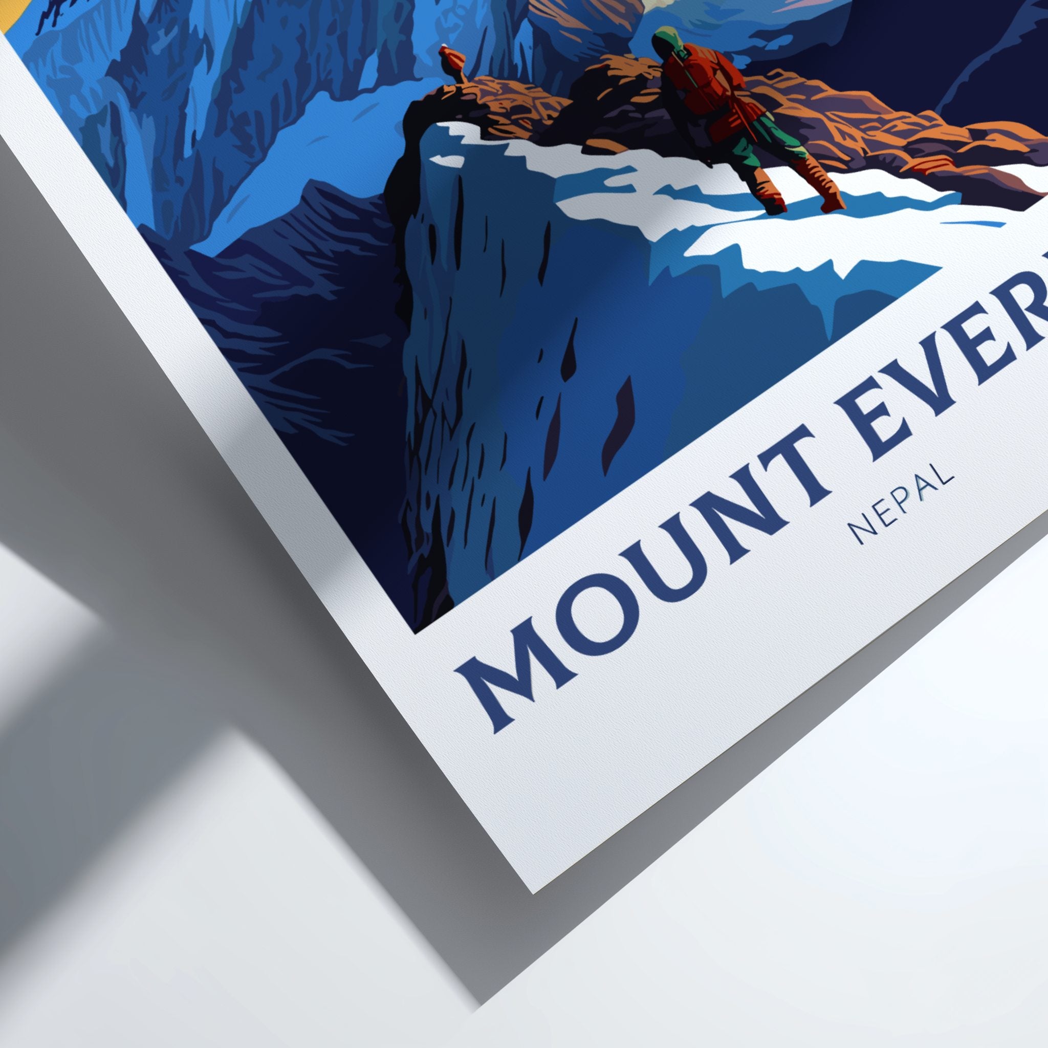 Asian MOUNT EVEREST PRINT - TRAVEL ARTWORK