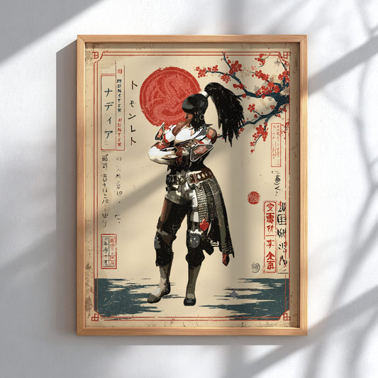 Nadia Poster - Monster Hunter Wilds Wall Art