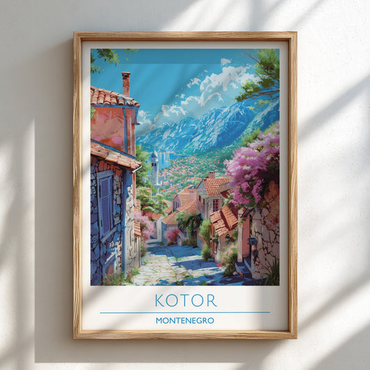 Kotor, Montenegro: The Fjord – Modern Travel Art