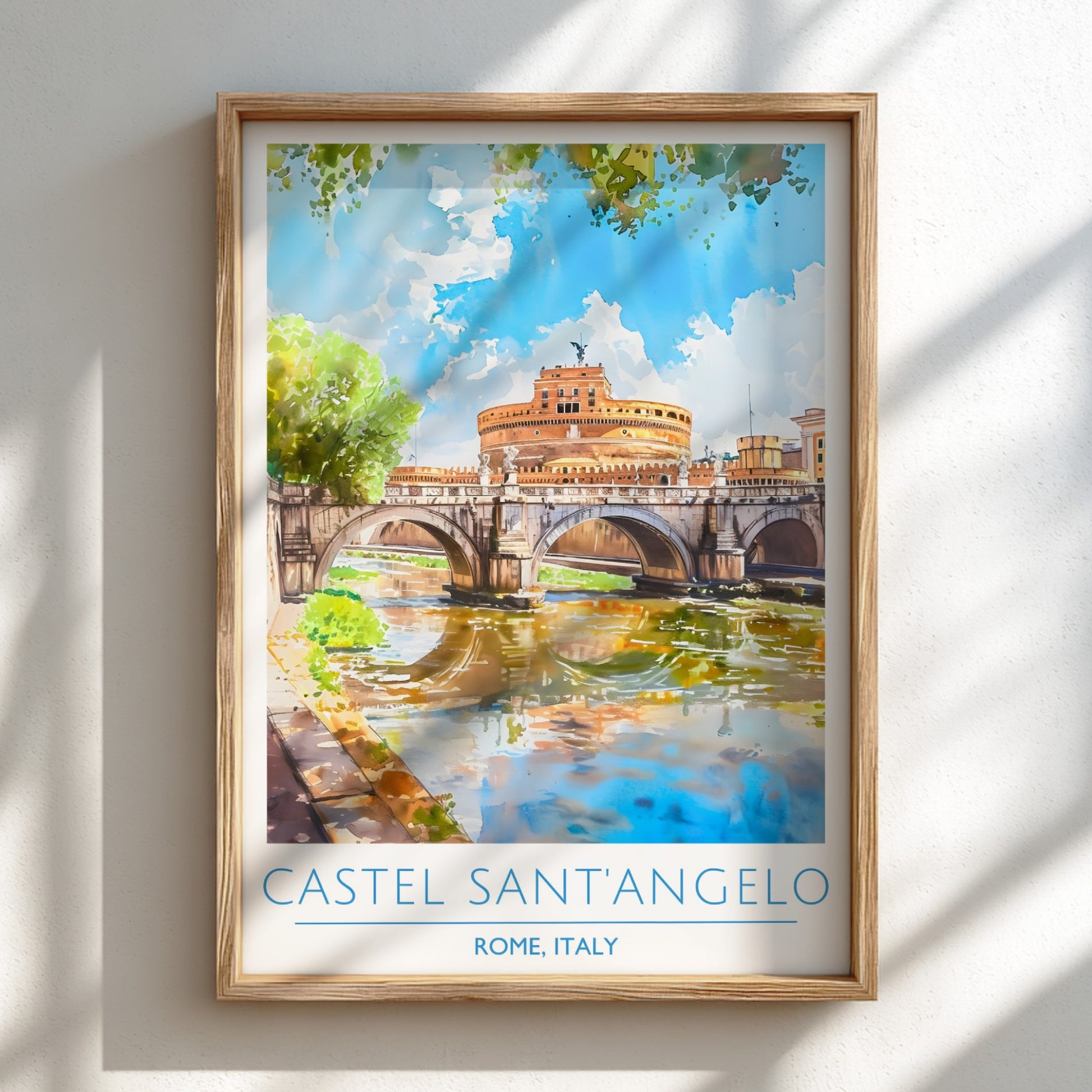 Castel Sant'Angelo, Rome: The Citadel – Modern Travel Art