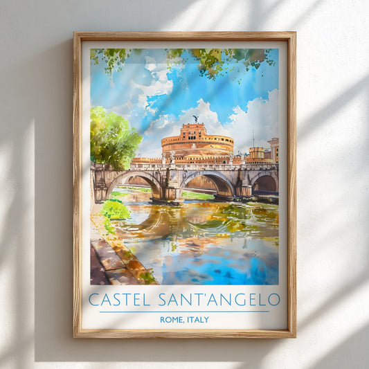 Castel Sant'Angelo, Rome: The Citadel – Modern Travel Art