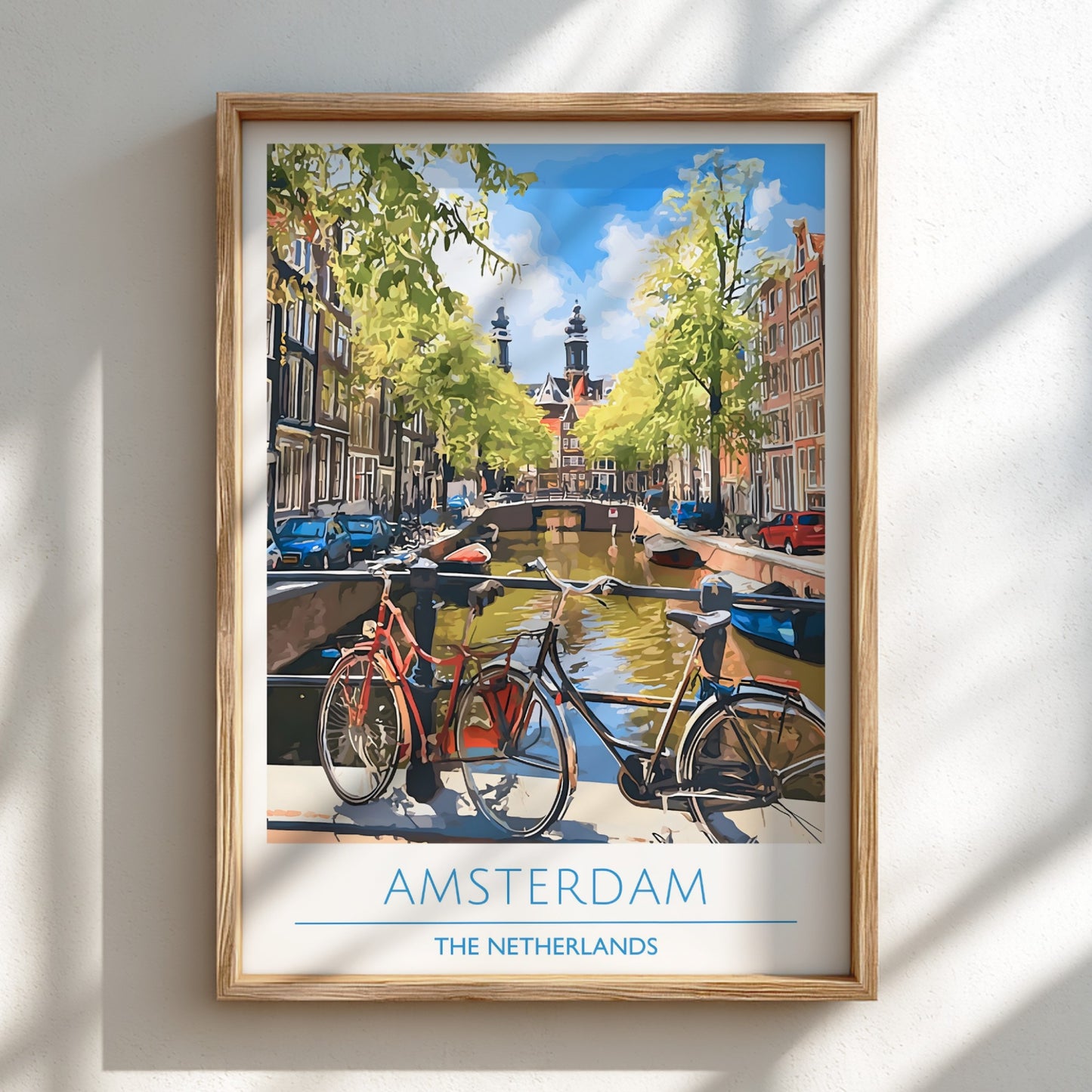 Amsterdam, Netherlands: The Cycle – Modern Travel Art