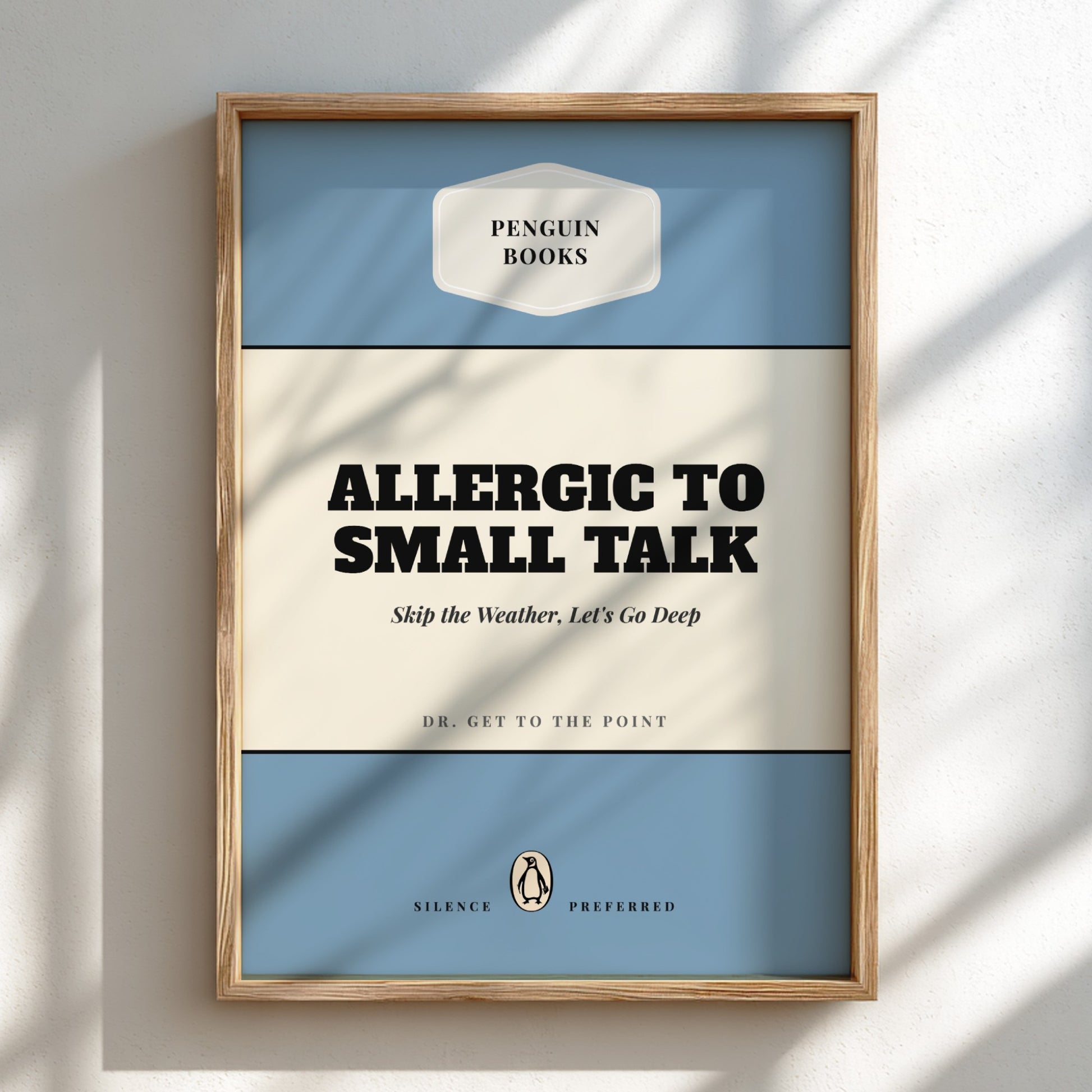 Funny quote poster featuring a warm welcome home theme in minimalist style