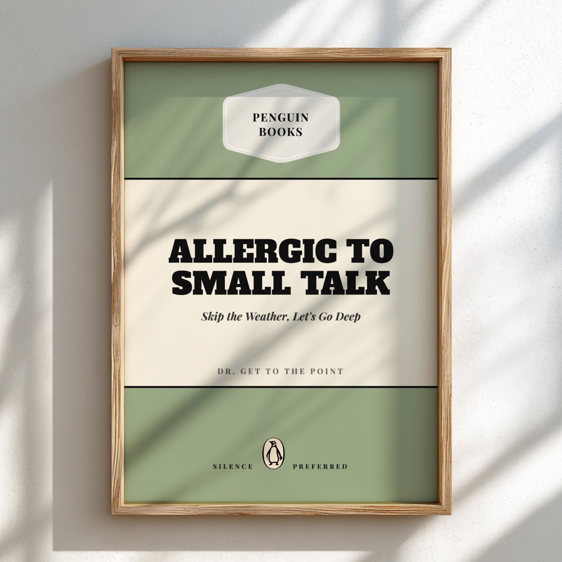 Funny quote poster featuring a warm welcome home theme in minimalist style