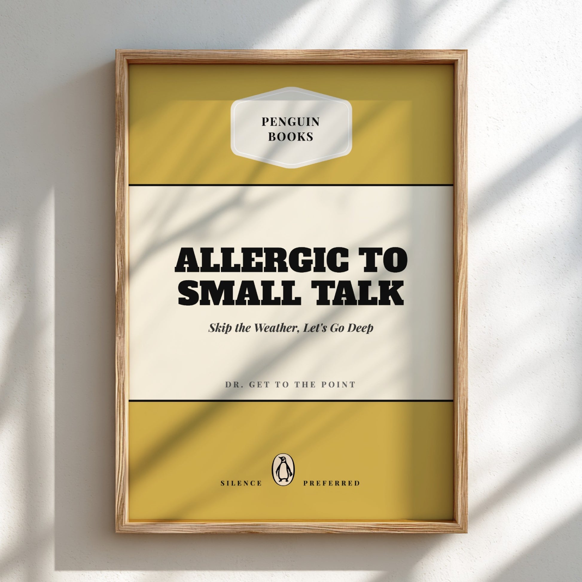 Funny quote poster featuring a warm welcome home theme in minimalist style