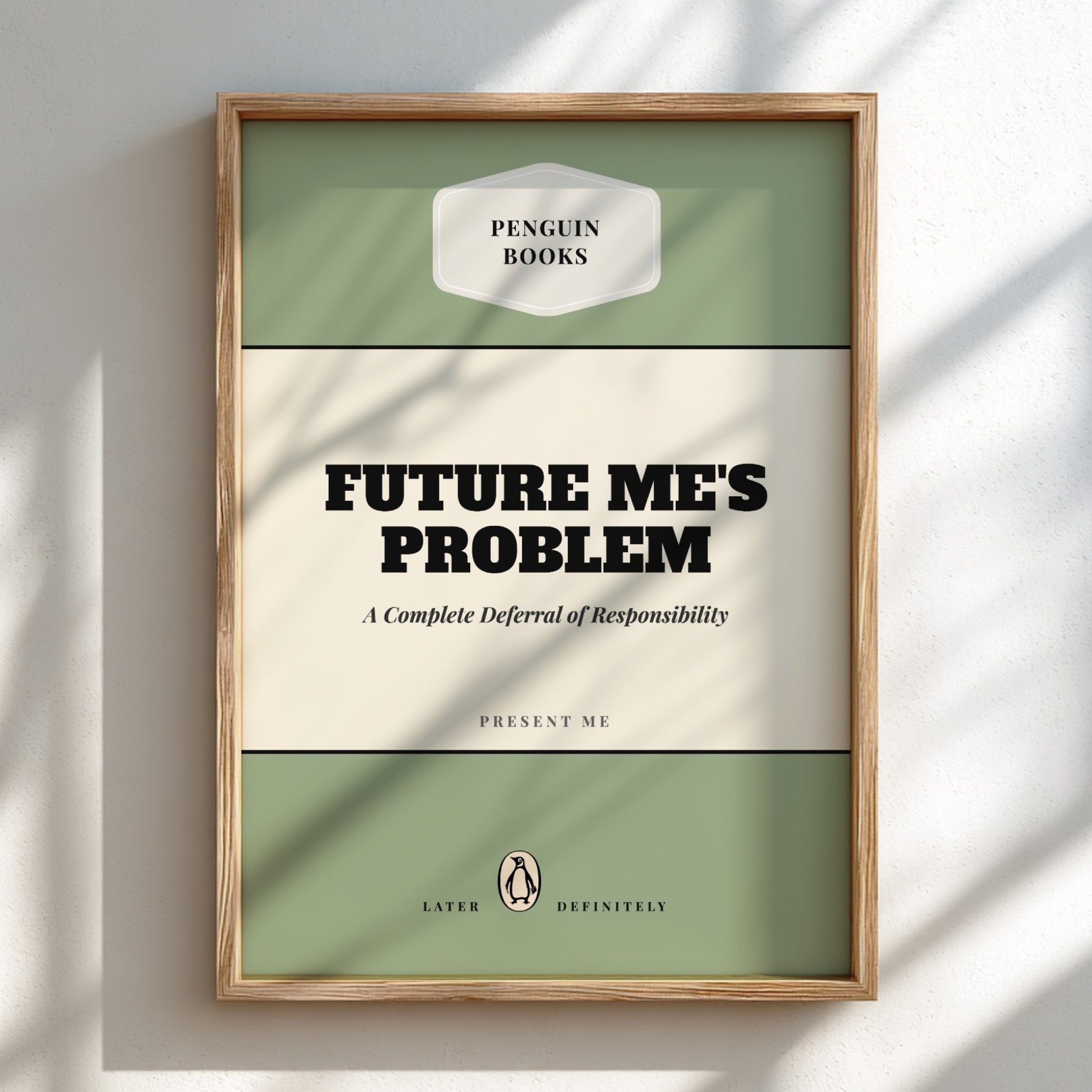 Funny quote poster featuring a warm welcome home theme in minimalist style