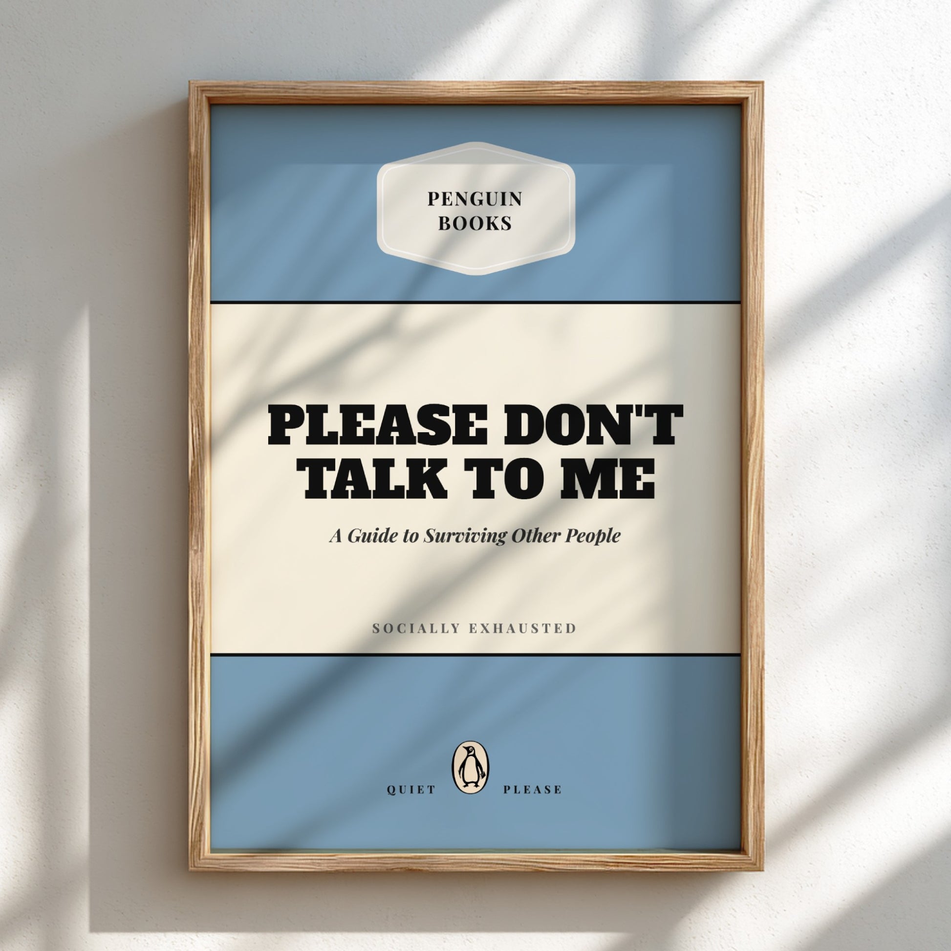 Funny quote poster featuring a warm welcome home theme in minimalist style