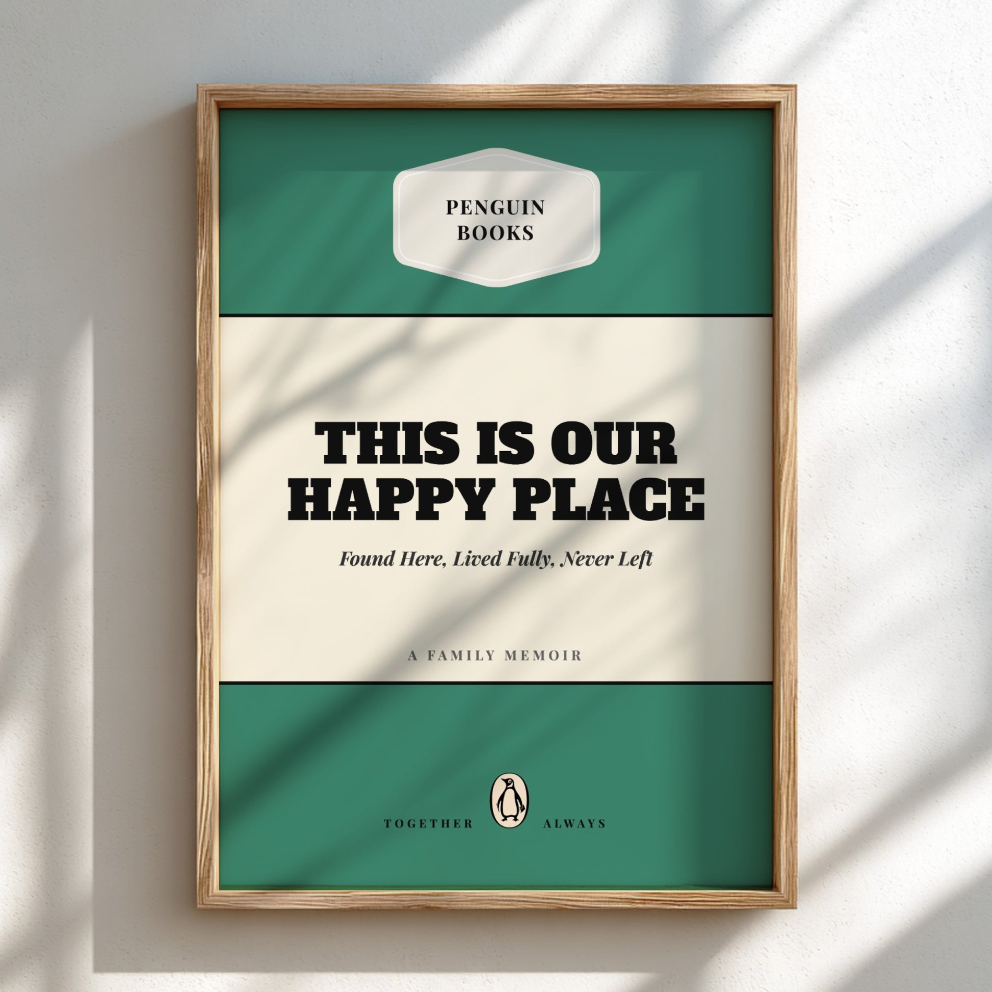 Funny quote poster featuring a warm welcome home theme in minimalist style