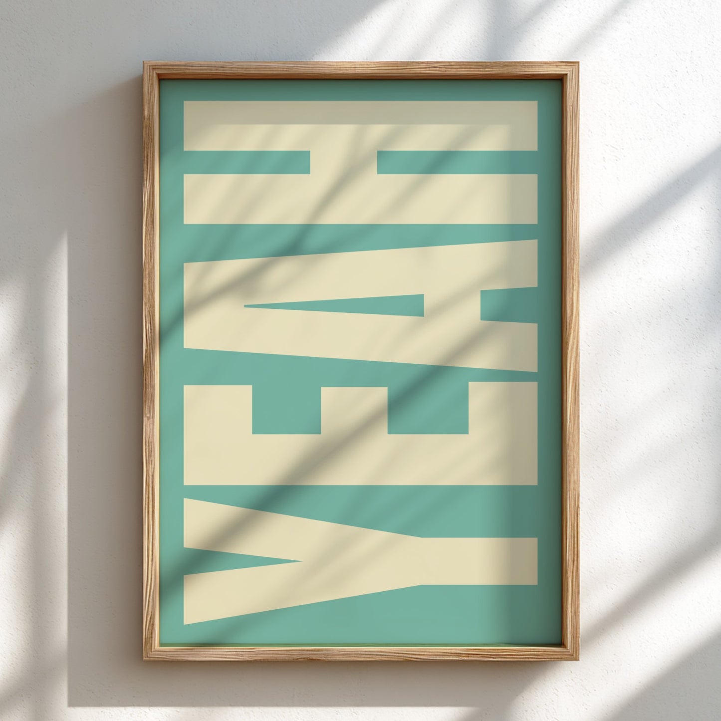 Motivational poster featuring bold 'Yeah' typography 