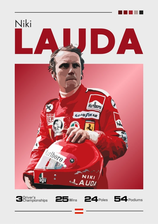 Tirage de Niki Lauda, ​​F1