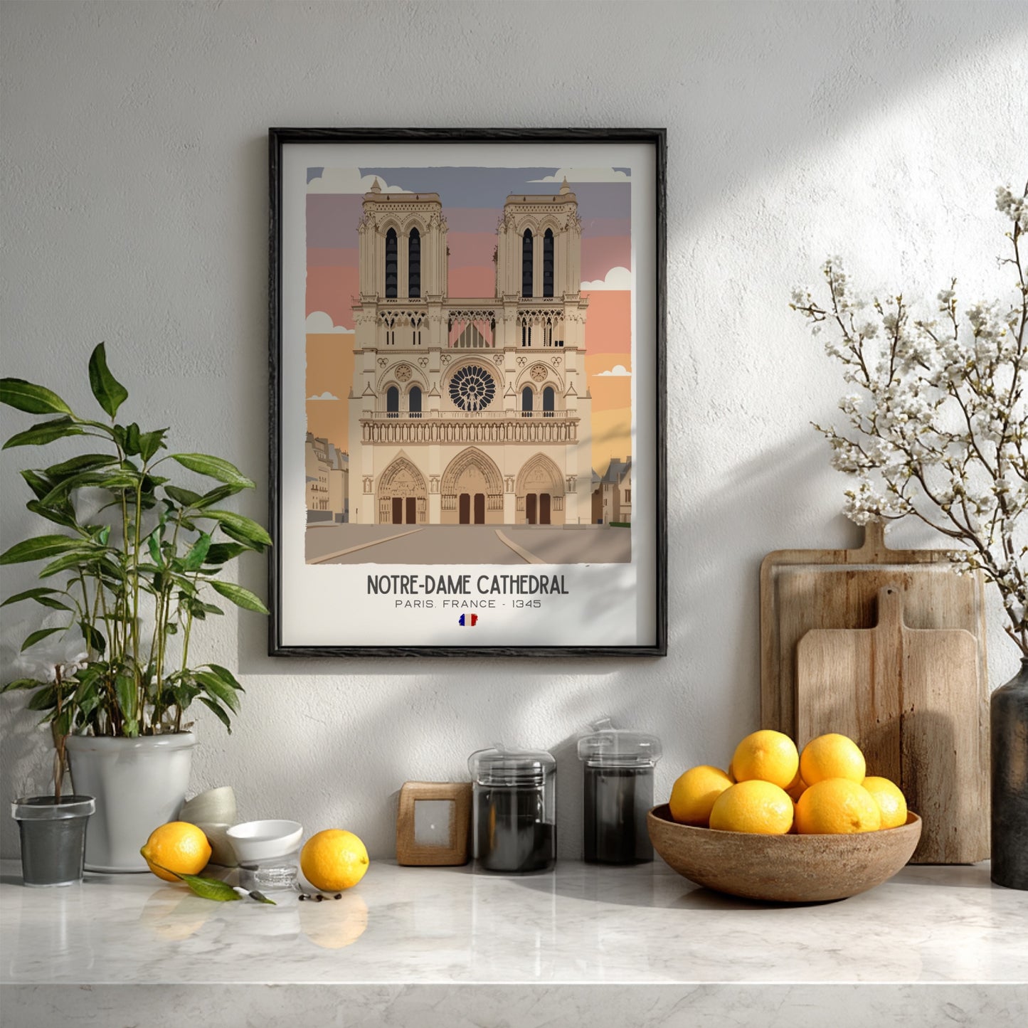 Notre-Dame Cathedral of Paris Art - The Gothic Masterpiece Wall Print