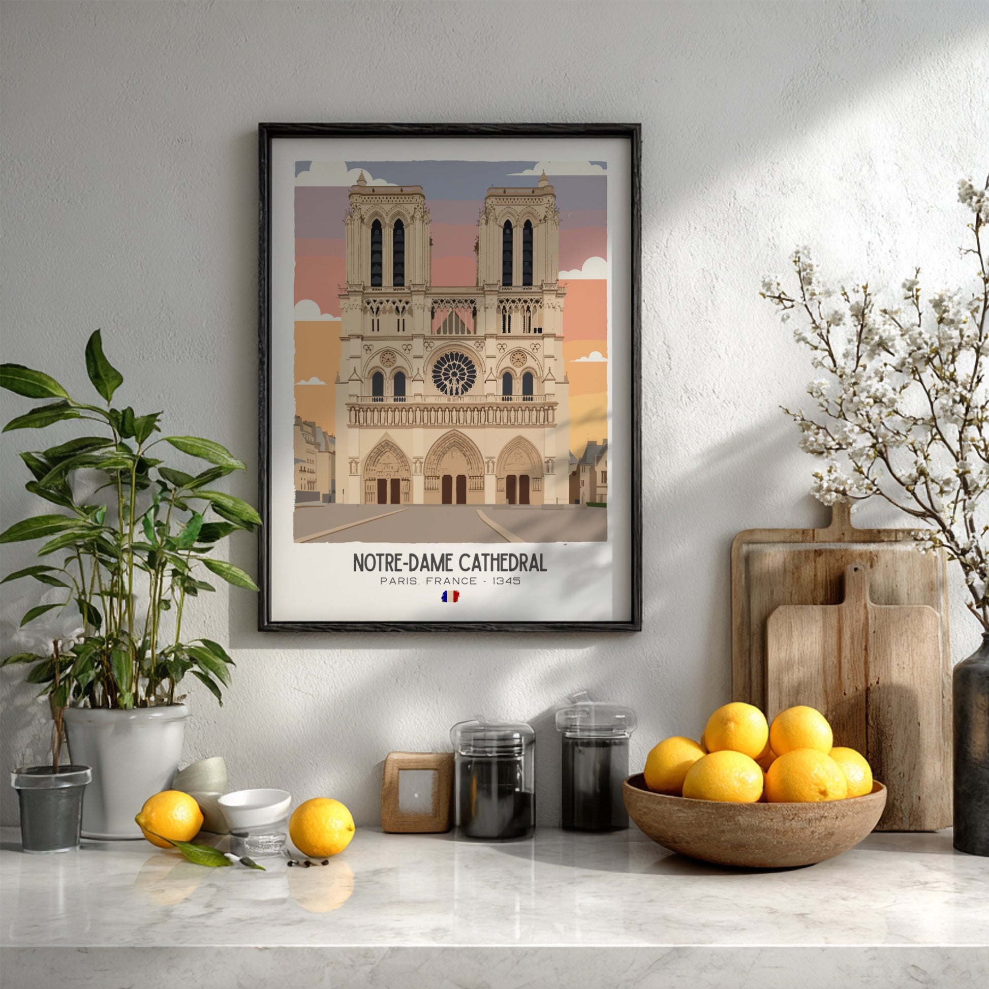 Notre-Dame Cathedral of Paris Art - The Gothic Masterpiece Wall Print