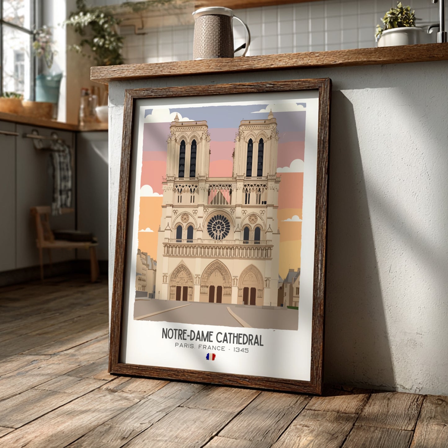 Notre-Dame Cathedral of Paris Art - The Gothic Masterpiece Wall Print