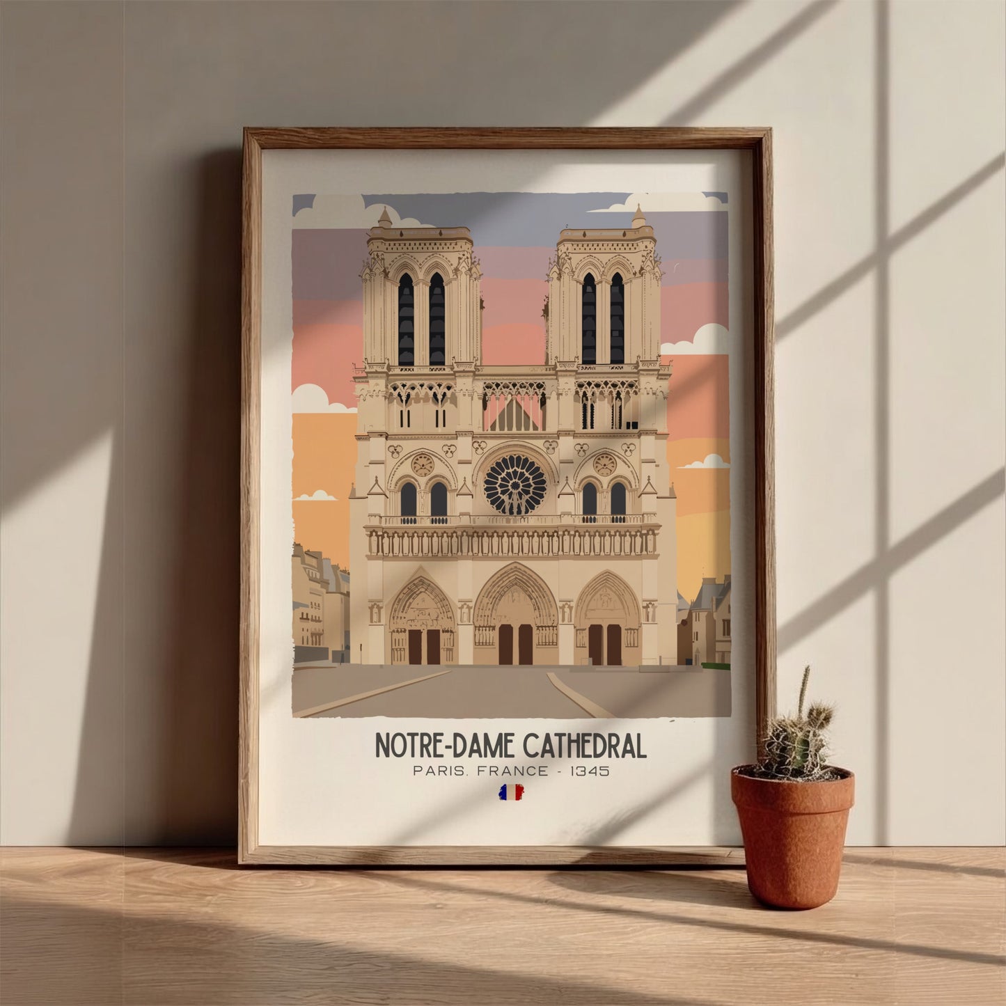 Notre-Dame Cathedral of Paris Art - The Gothic Masterpiece Wall Print
