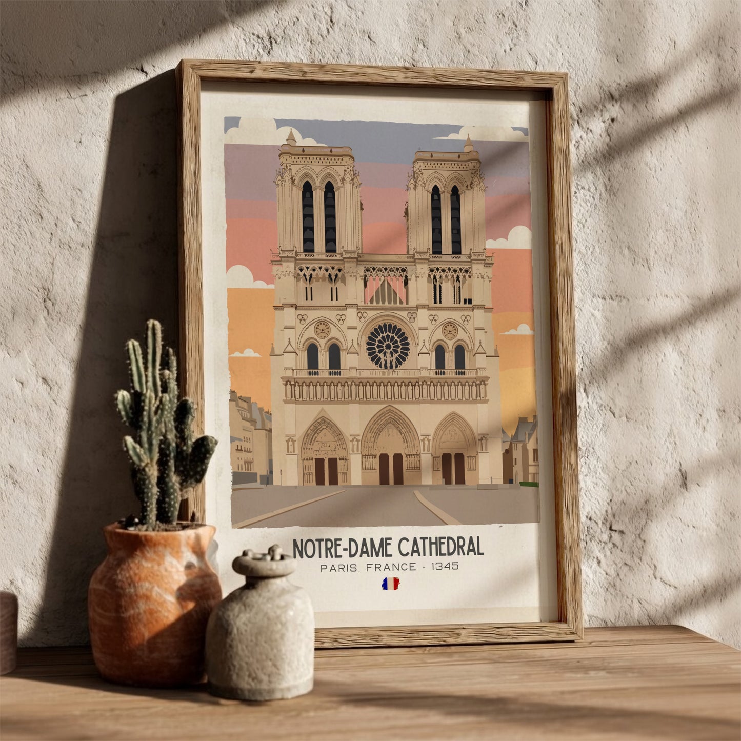 Notre-Dame Cathedral of Paris Art - The Gothic Masterpiece Wall Print