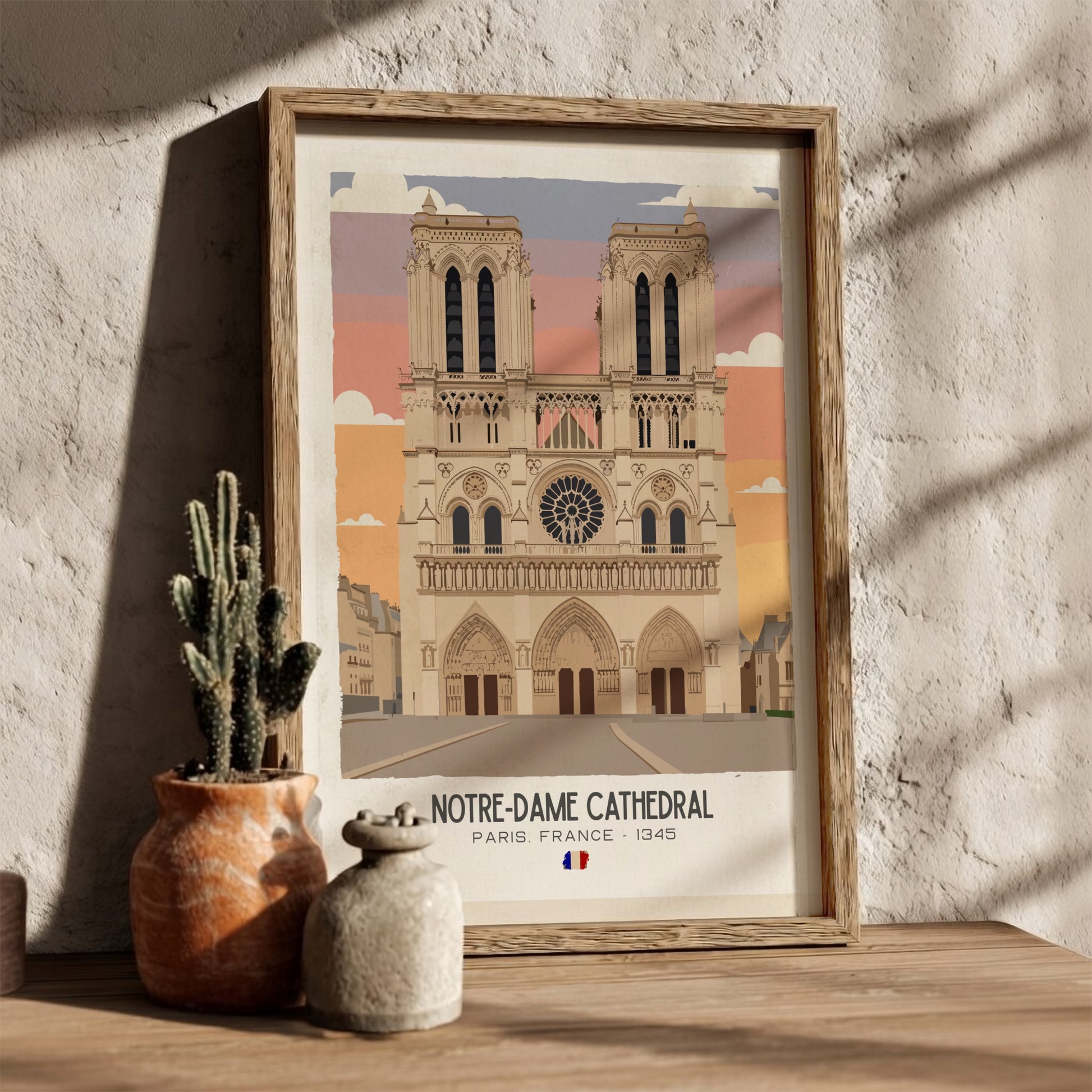 Notre-Dame Cathedral of Paris Art - The Gothic Masterpiece Wall Print