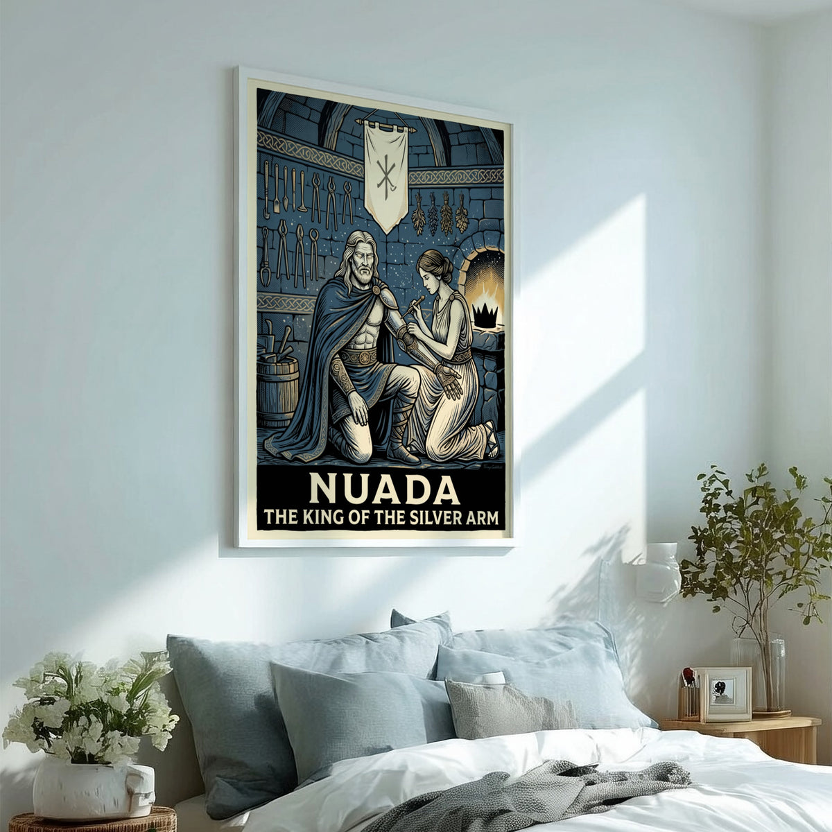 Poster featuring Nuada King of the Silver Arm being fitted with a limb